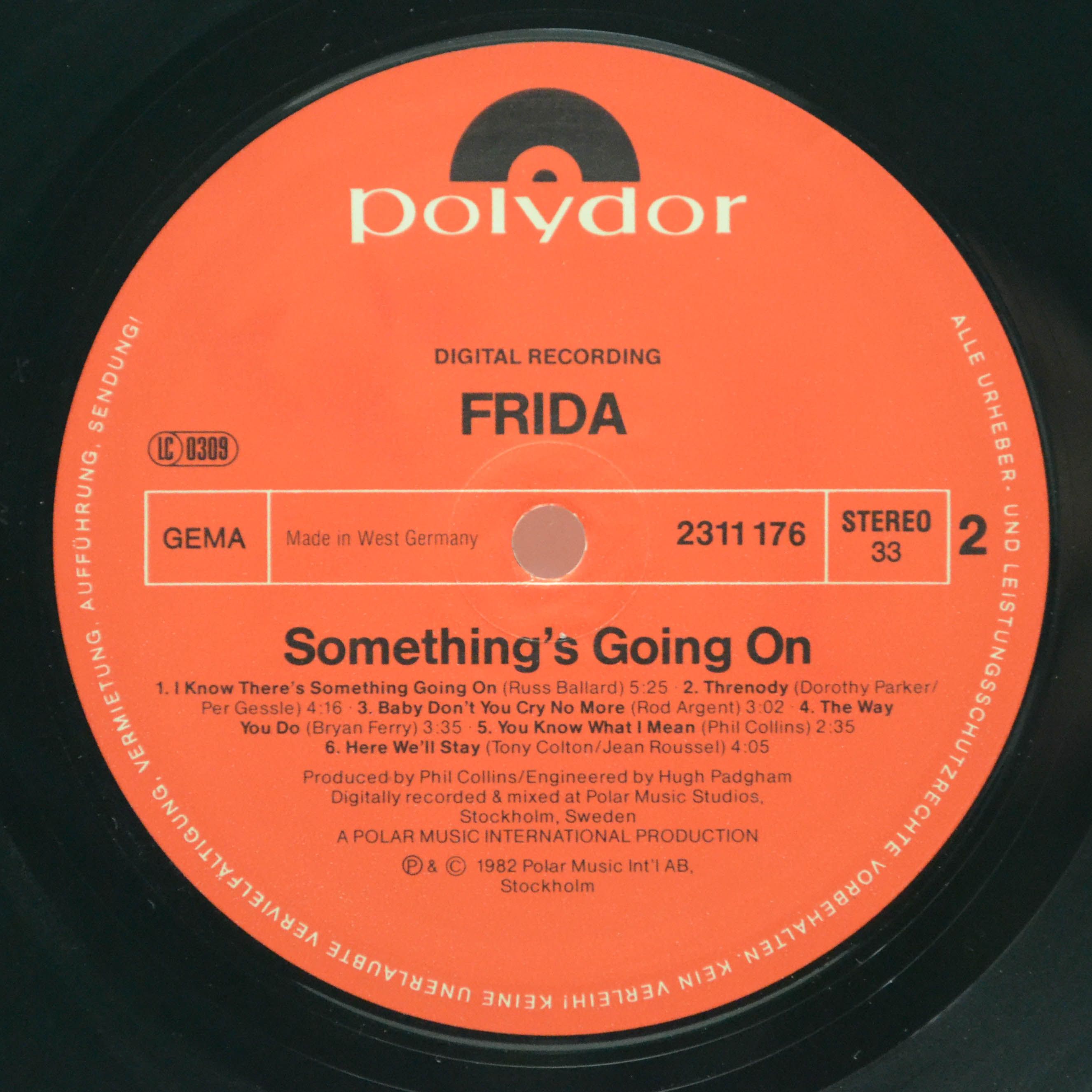 Виниловая пластинка Frida — Something's Going On, 1982
