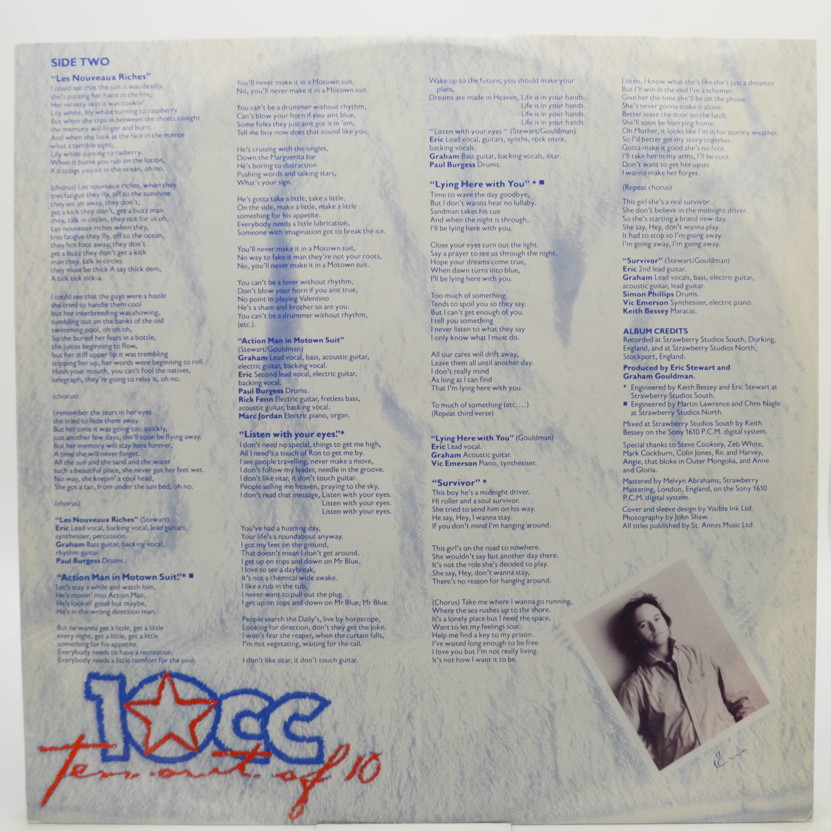 Виниловая пластинка 10cc — Ten Out Of 10, 1981