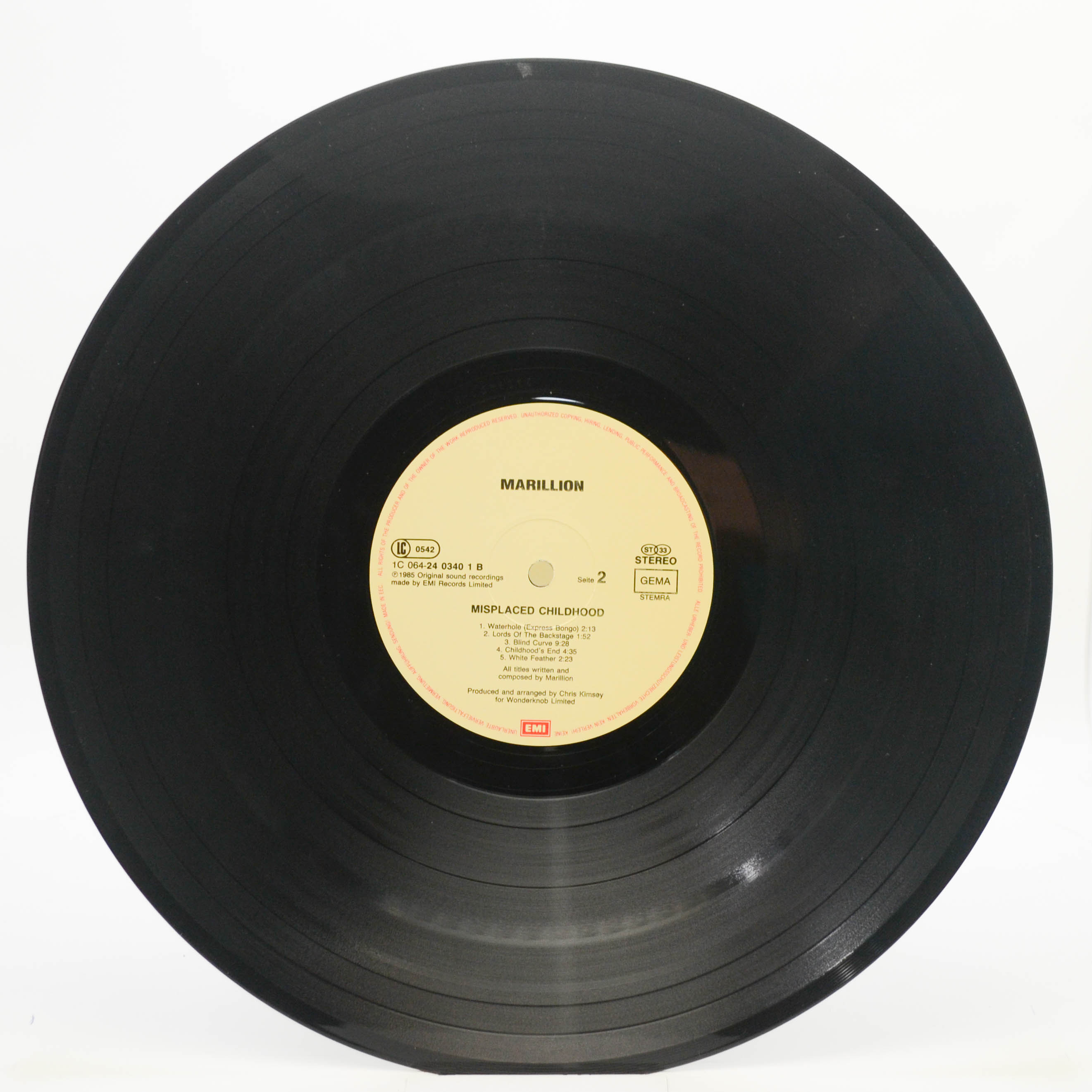 Marillion — Misplaced Childhood, 1985