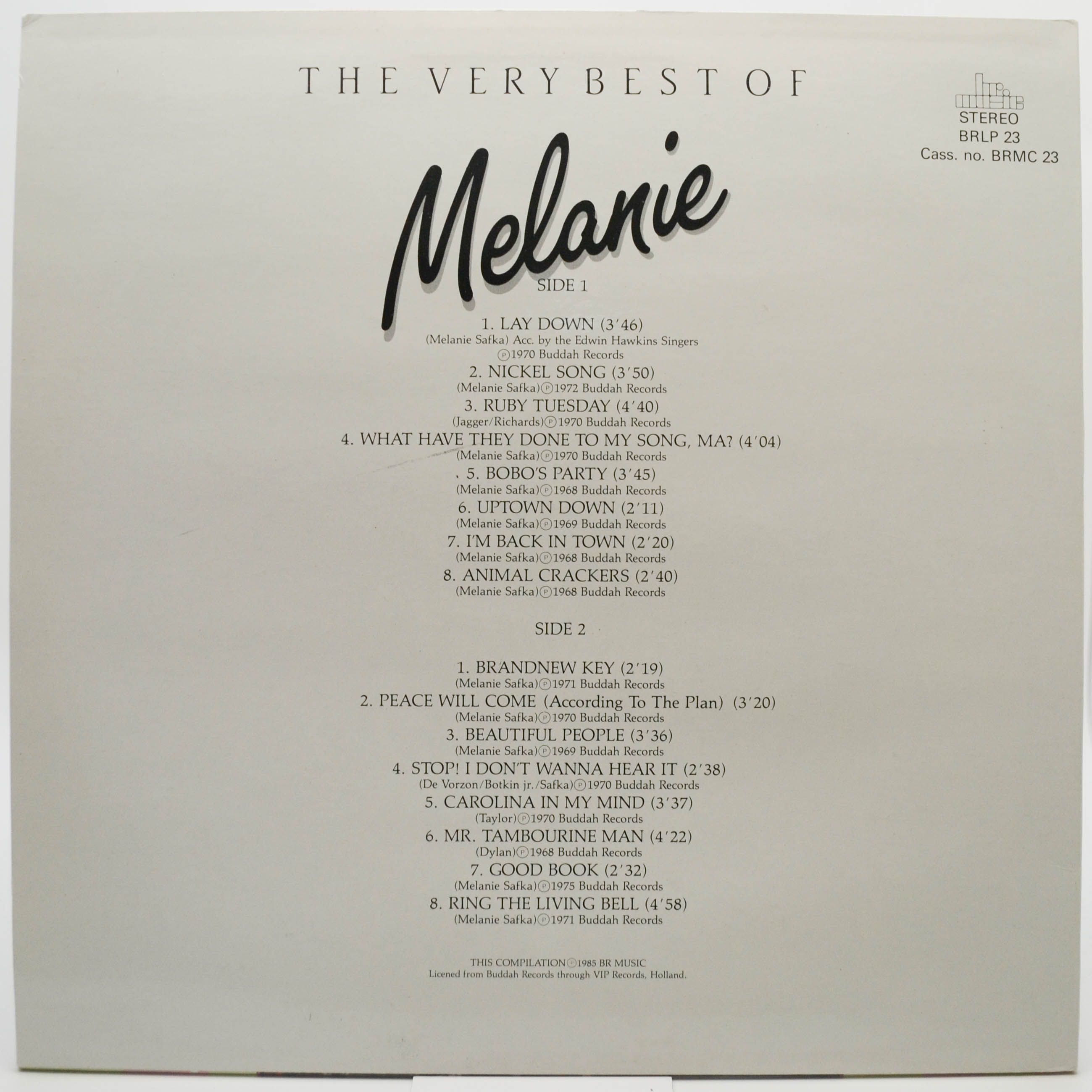 Виниловая пластинка Melanie — The Very Best Of Melanie, 1985