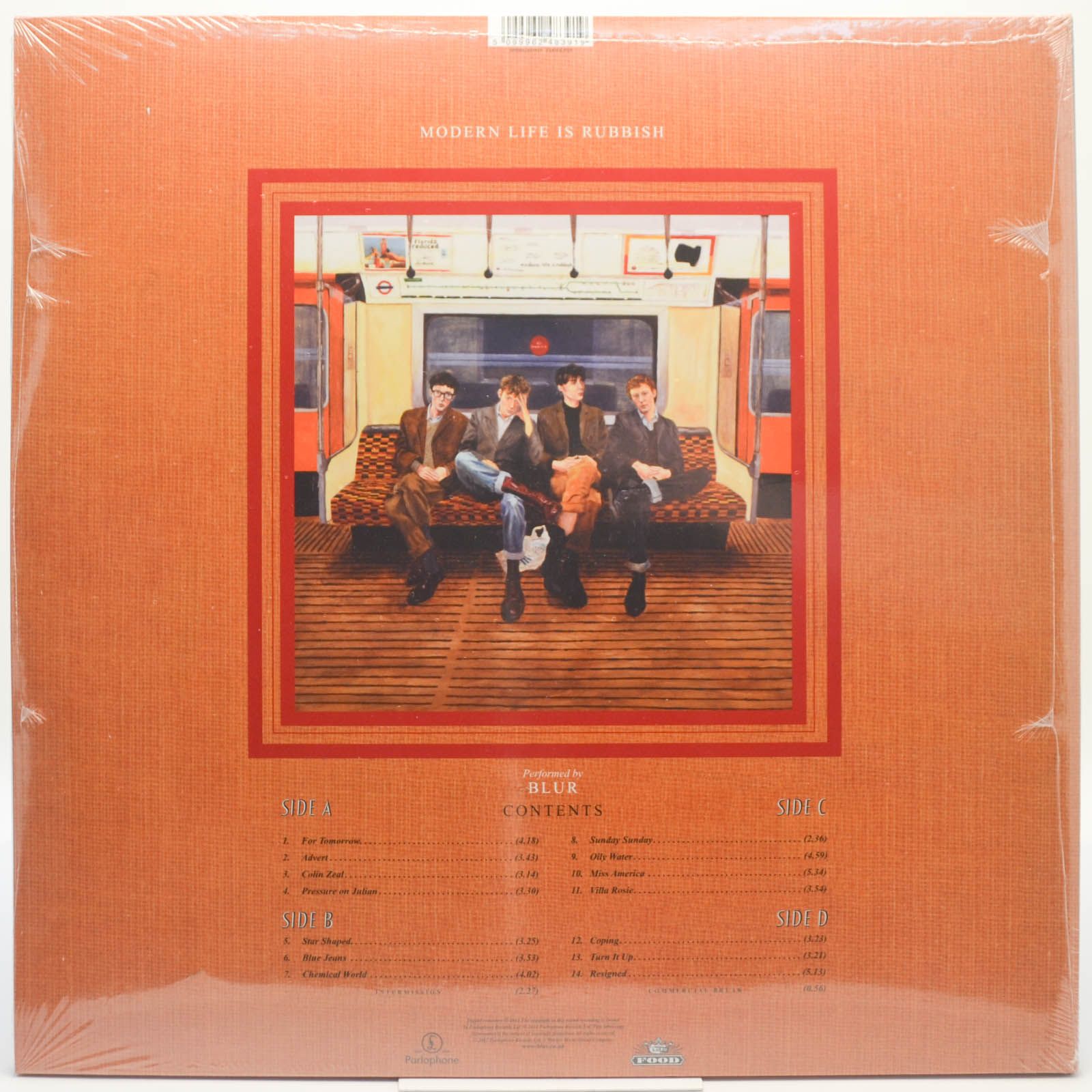 Виниловая пластинка Blur — Modern Life Is Rubbish (2LP), 1993