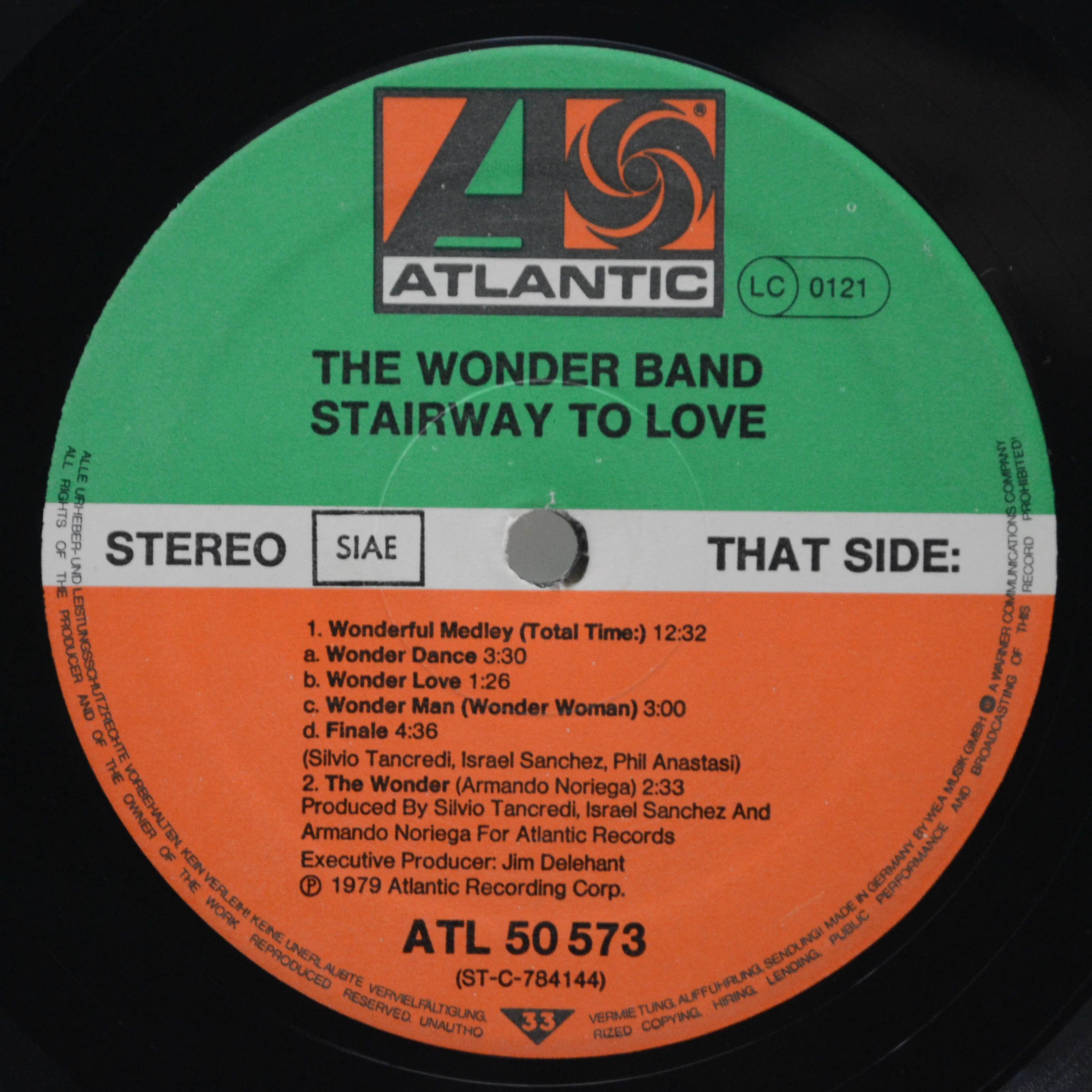 Виниловая пластинка The Wonder Band — Stairway To Love, 1979