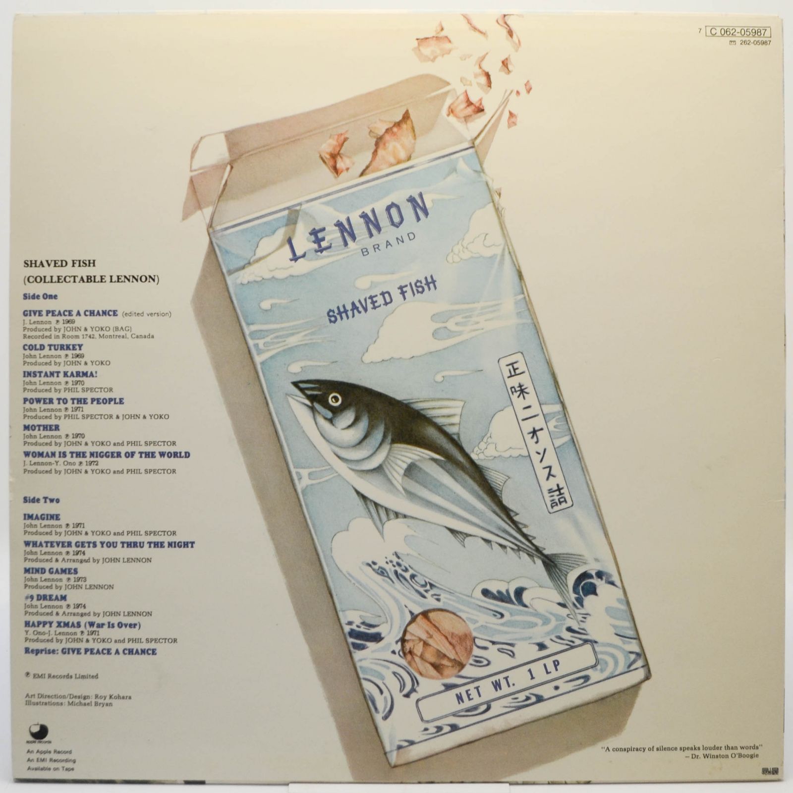 Lennon, Plastic Ono Band — Shaved Fish, 1975