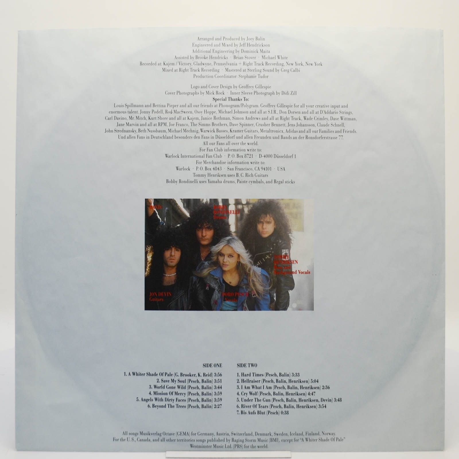 Doro — Force Majeure, 1989
