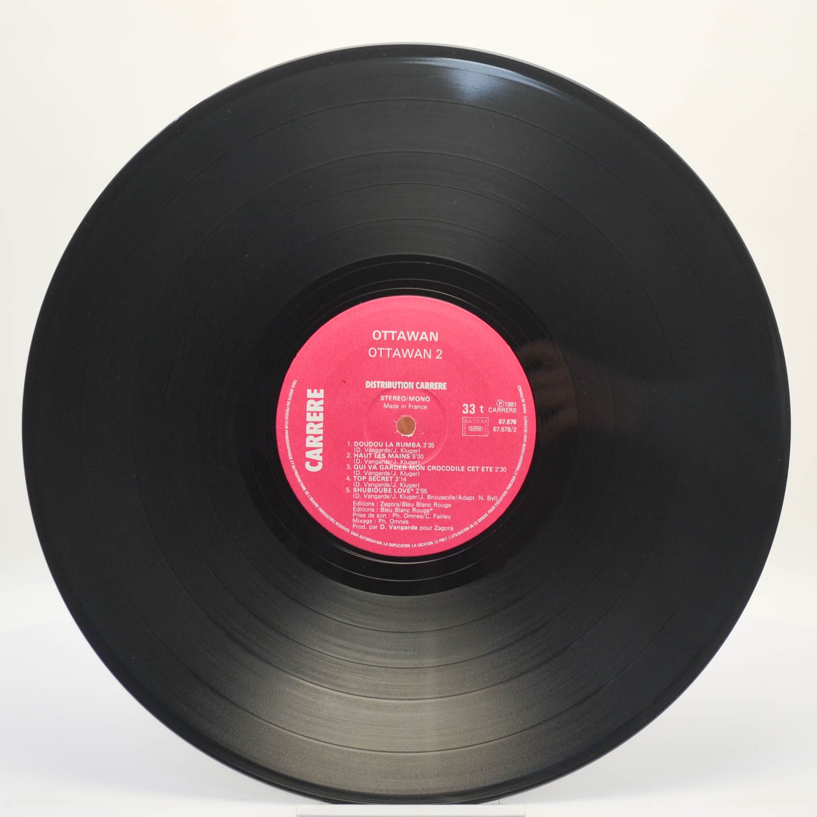 Виниловая пластинка Ottawan — 2 (France), 1981