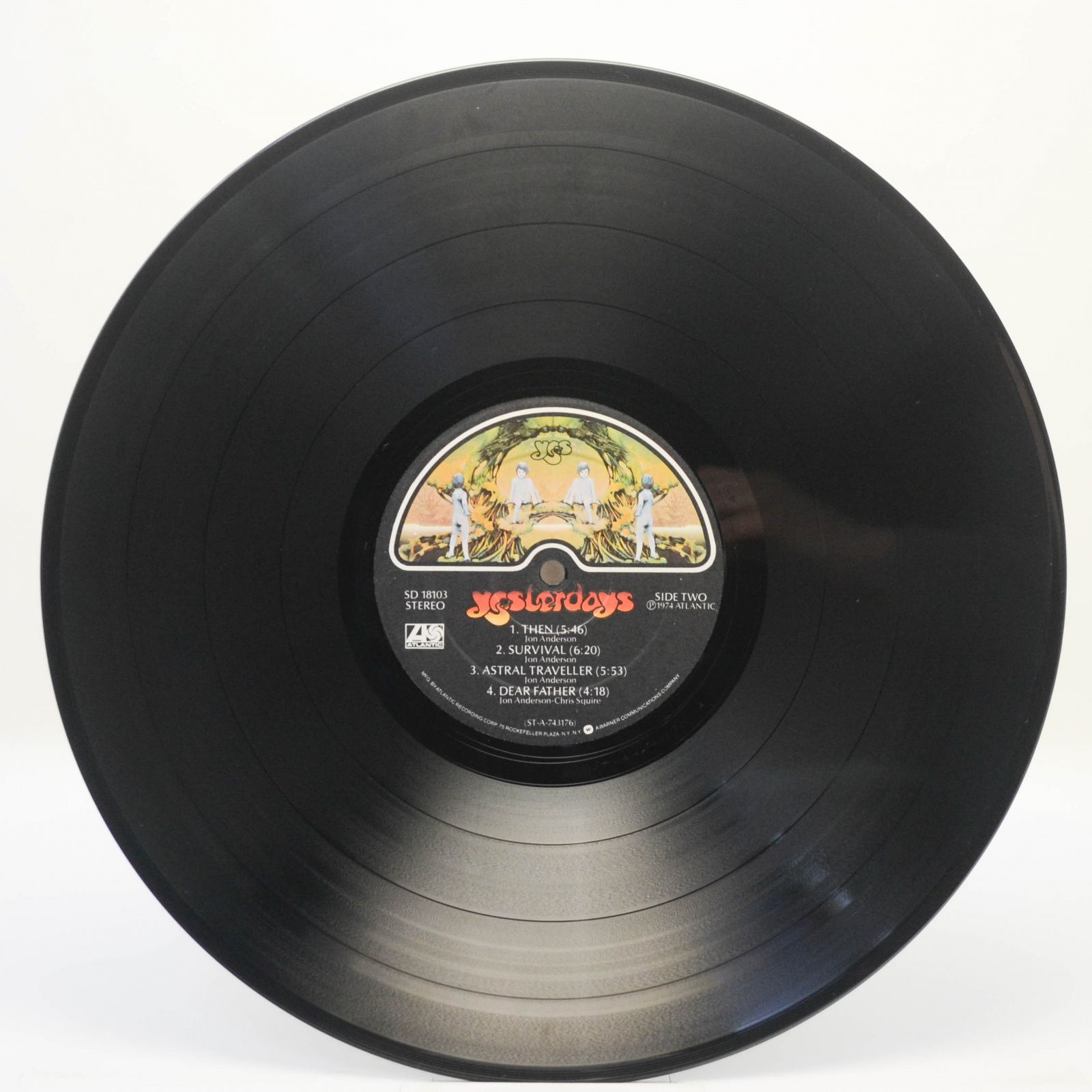 Виниловая пластинка Yes — Yesterdays (USA), 1975