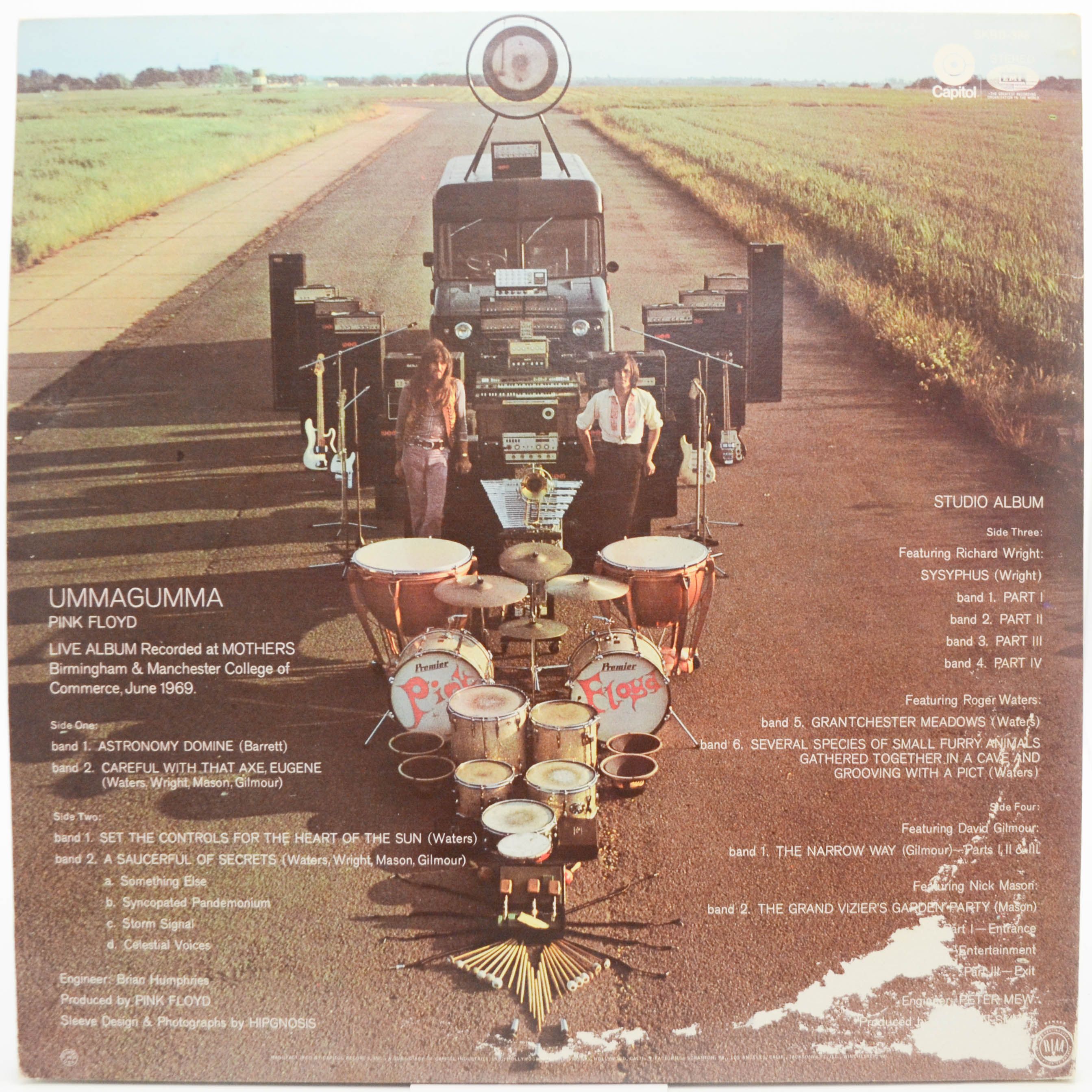 Виниловая пластинка Pink Floyd — Ummagumma (2LP, USA), 1969