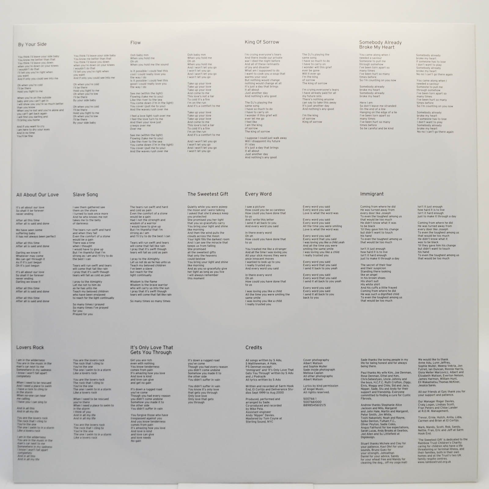 Sade — Lovers Rock, 2000