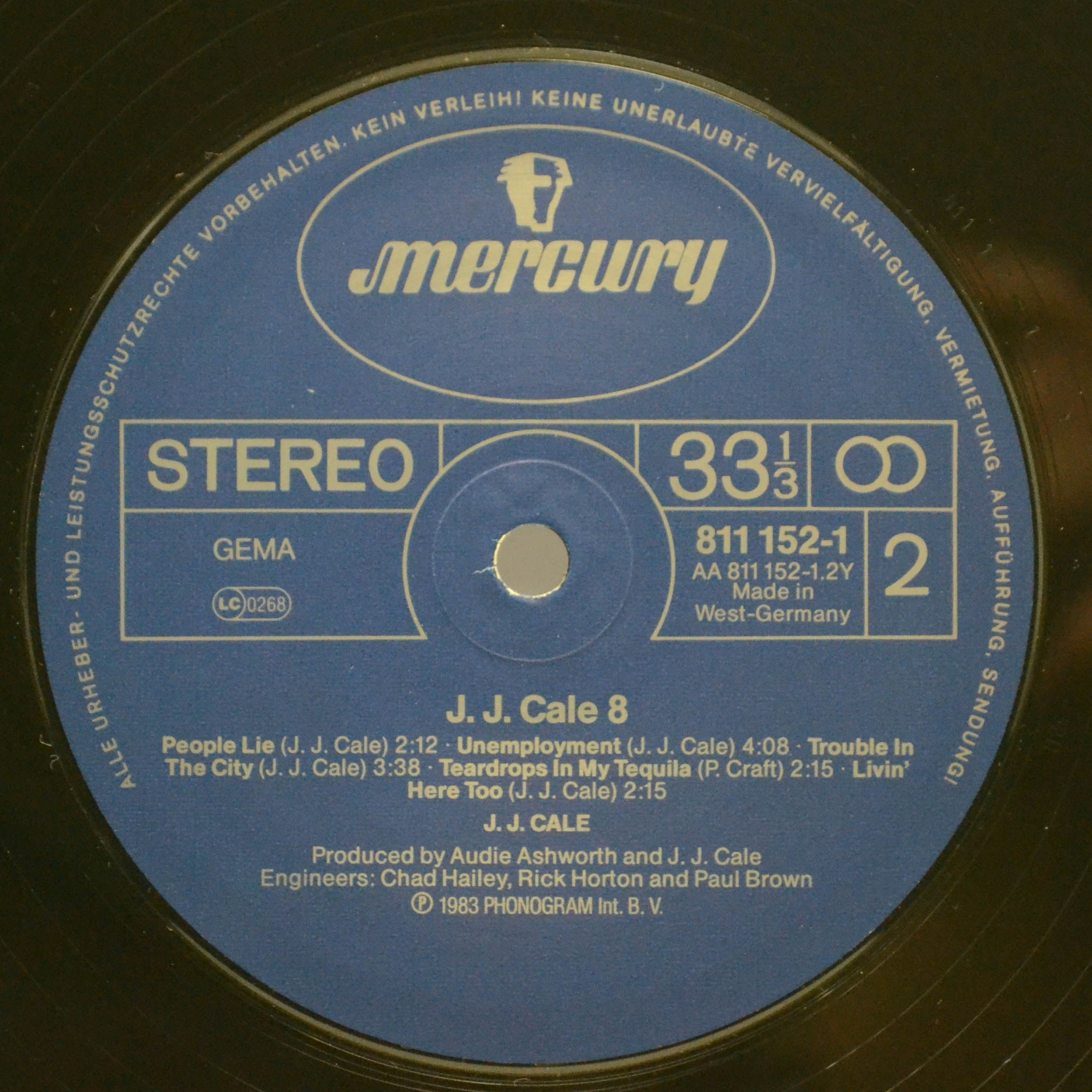 J.J. Cale — #8, 1983