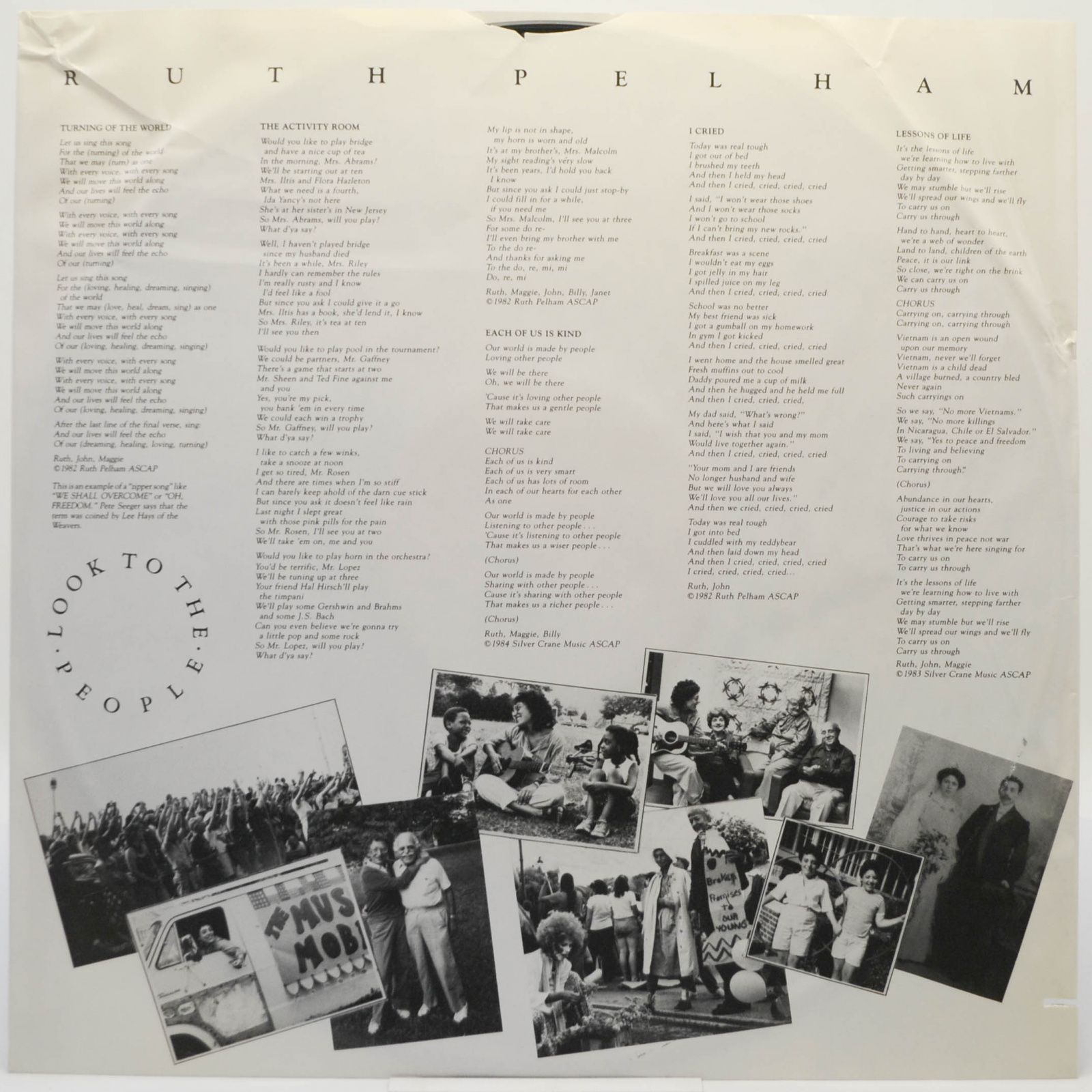 Виниловая пластинка Ruth Pelham — Look To The People, 1986
