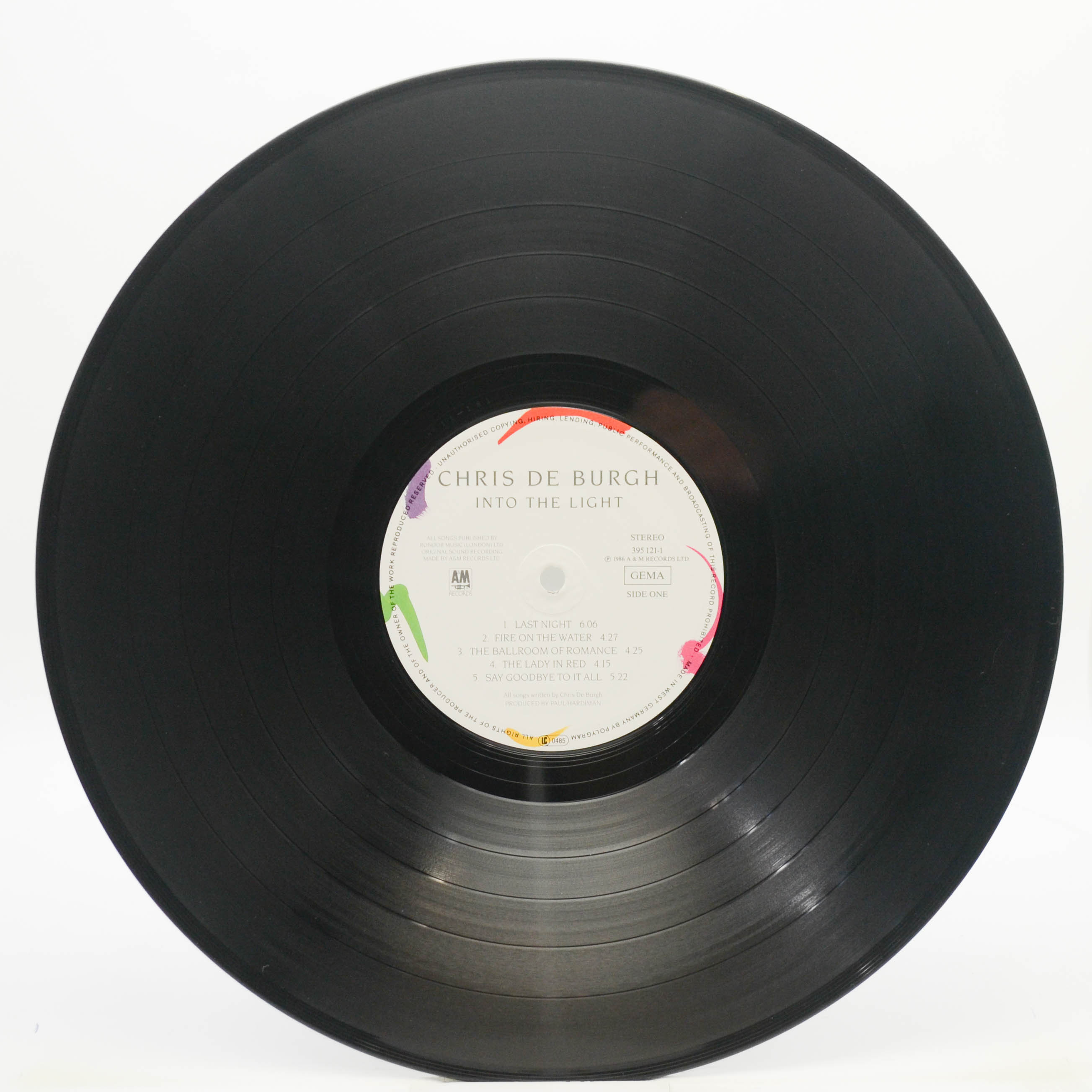 Виниловая пластинка Chris de Burgh — Into The Light, 1986