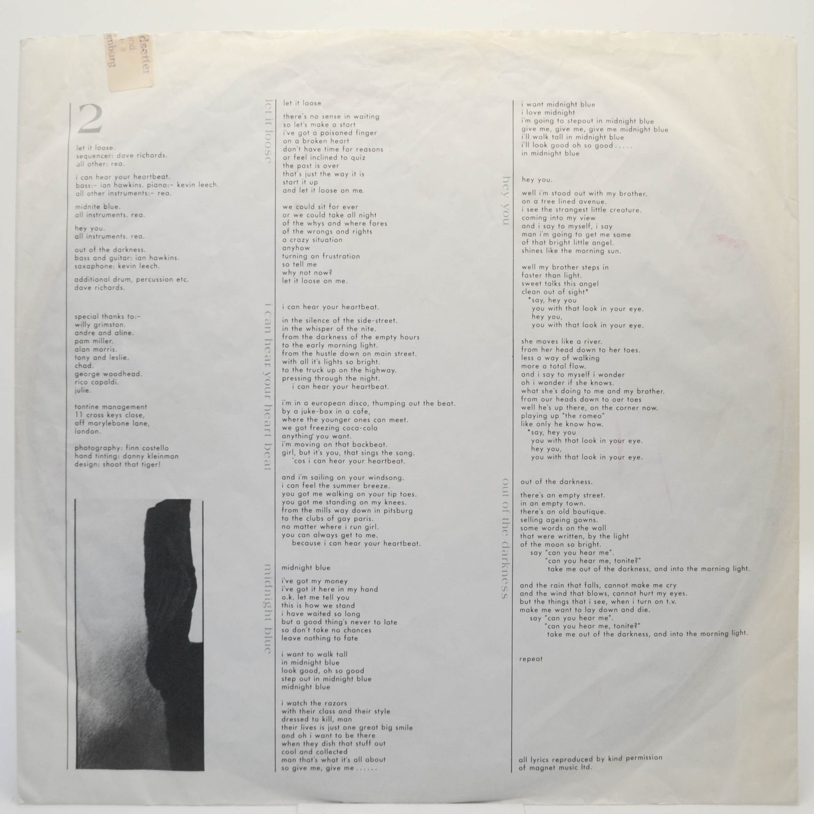 Chris Rea — Water Sign, 1983