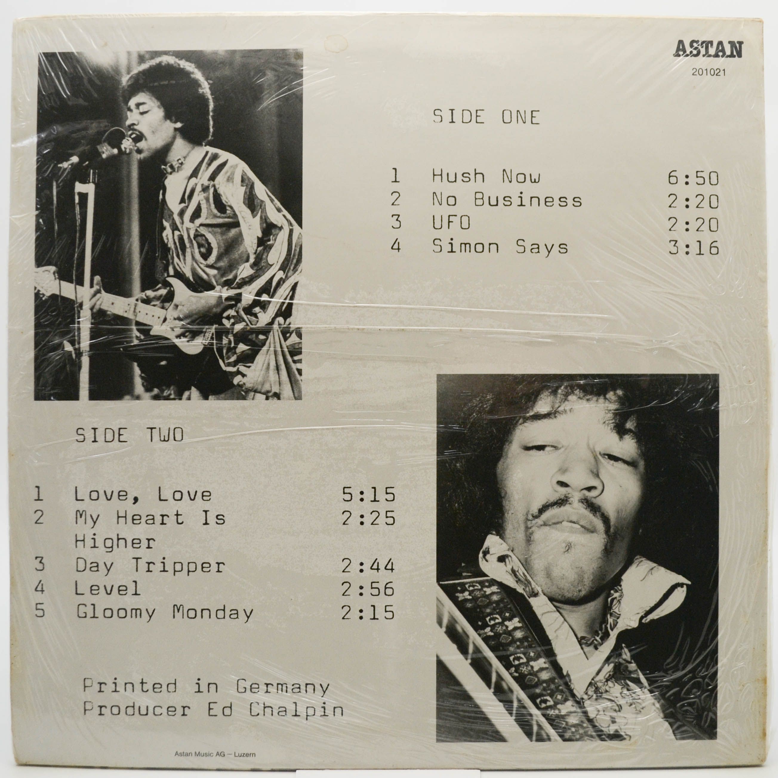 Jimi Hendrix — Hush Now, 1981