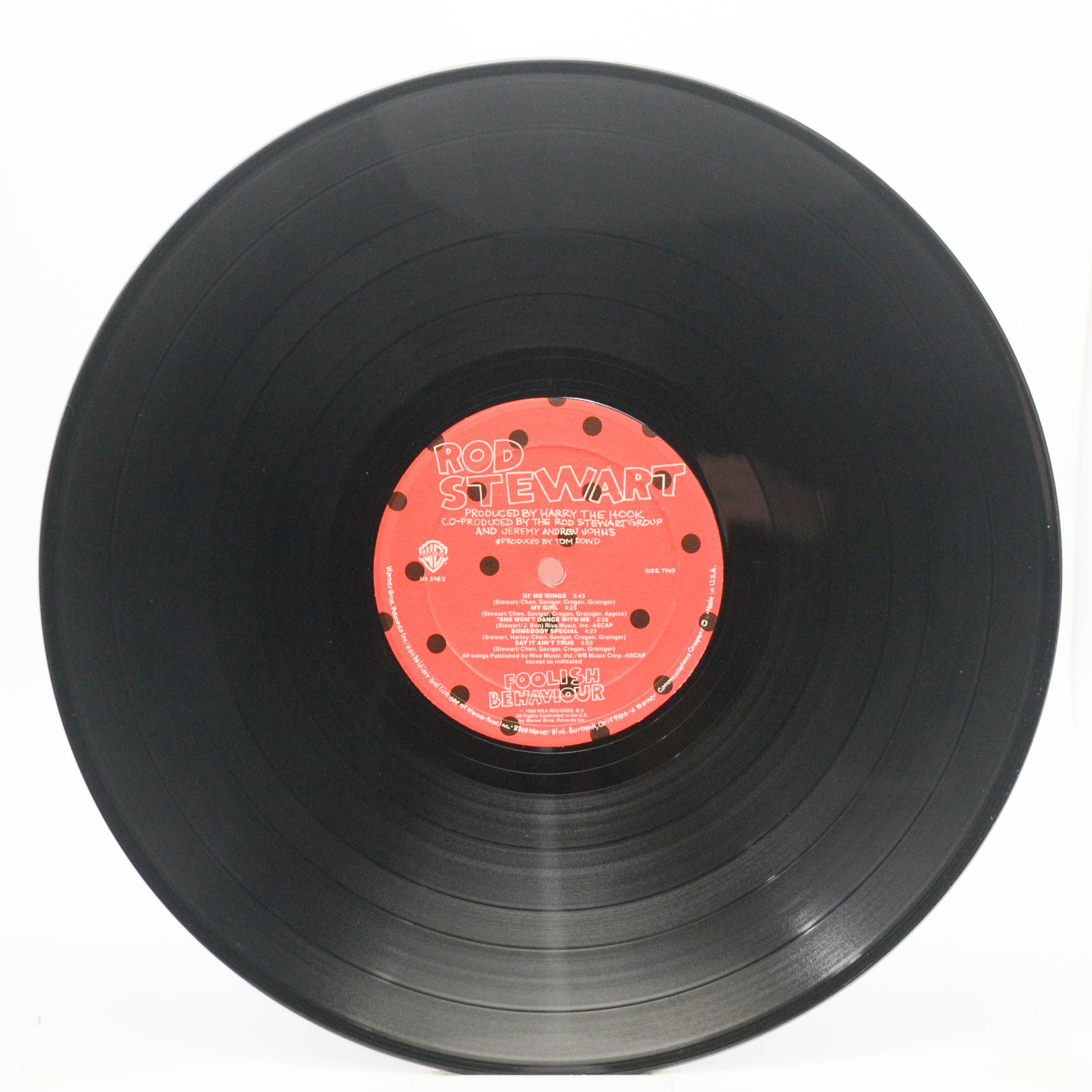 Rod Stewart — Foolish Behaviour (USA, poster), 1980