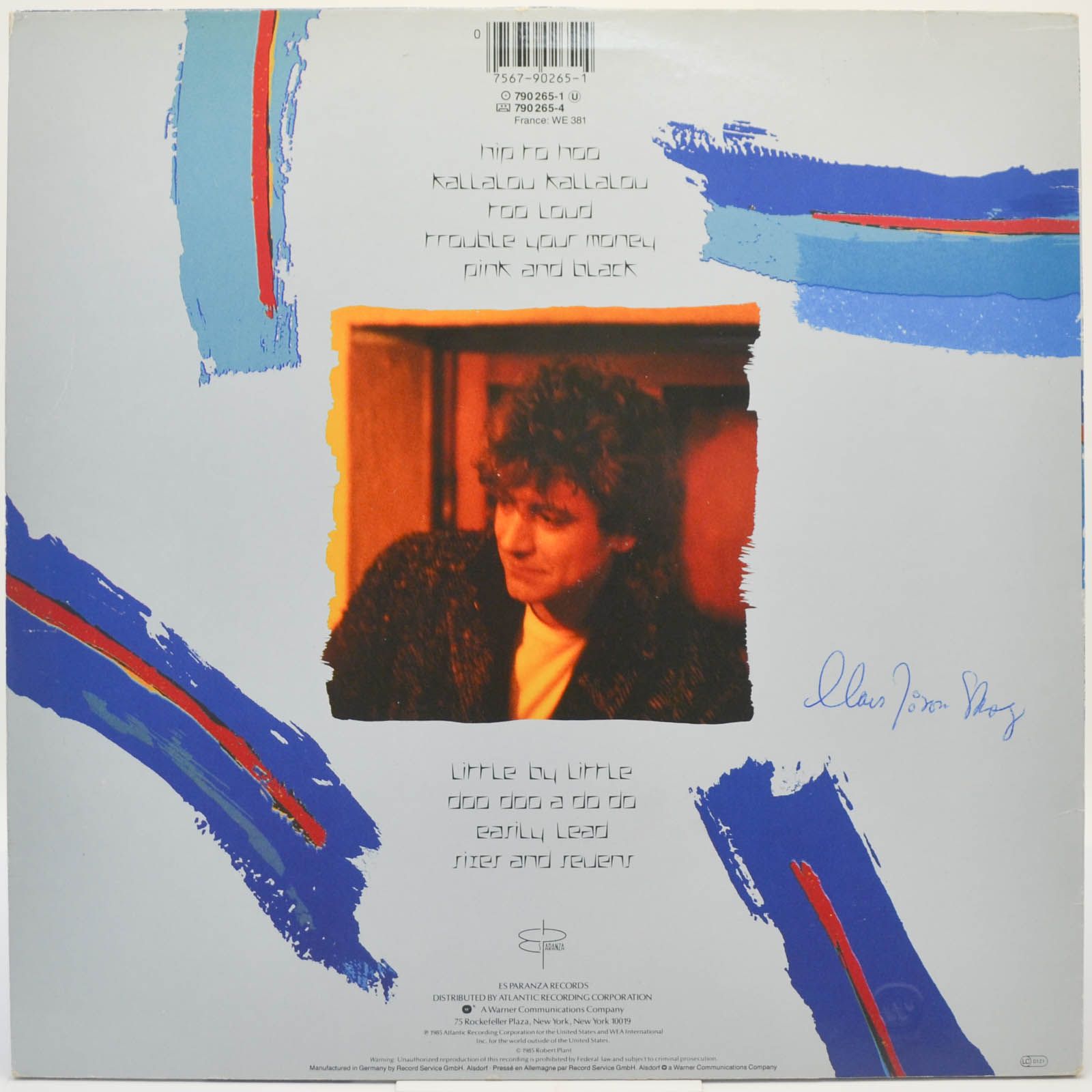 Виниловая пластинка Robert Plant — Shaken 'N' Stirred (USA), 1985