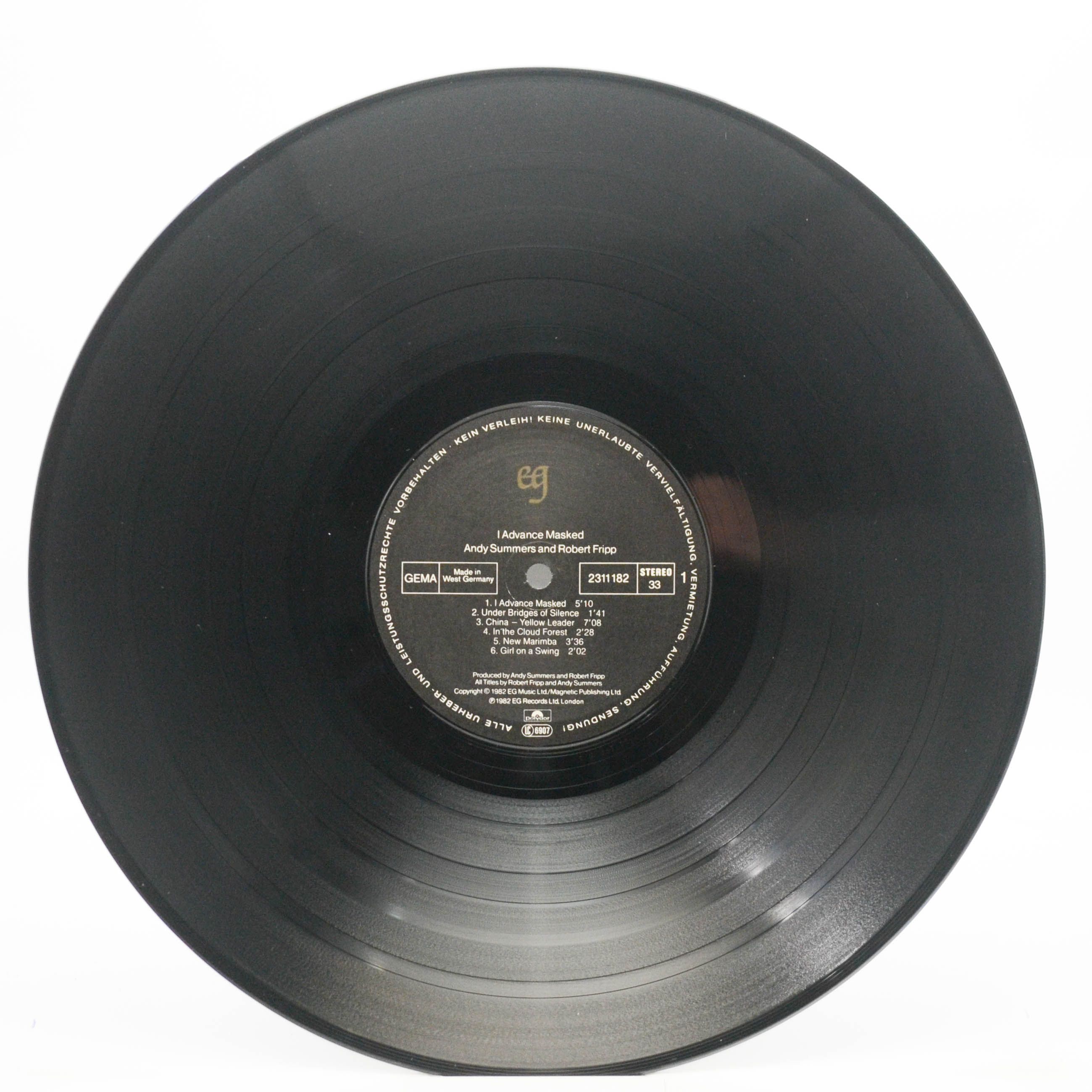 Andy Summers, Robert Fripp — I Advance Masked, 1982