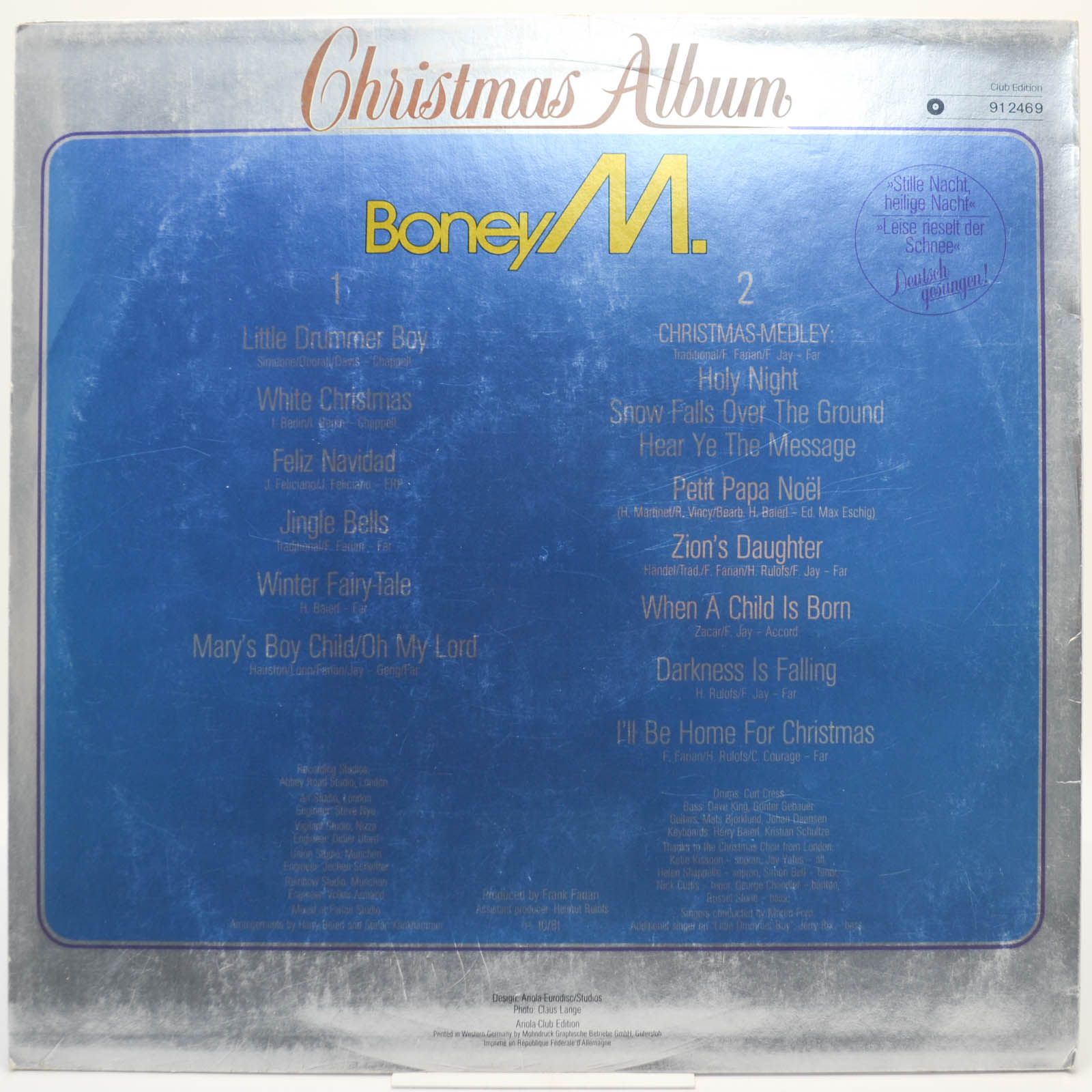 Boney M. — Christmas Album, 1981