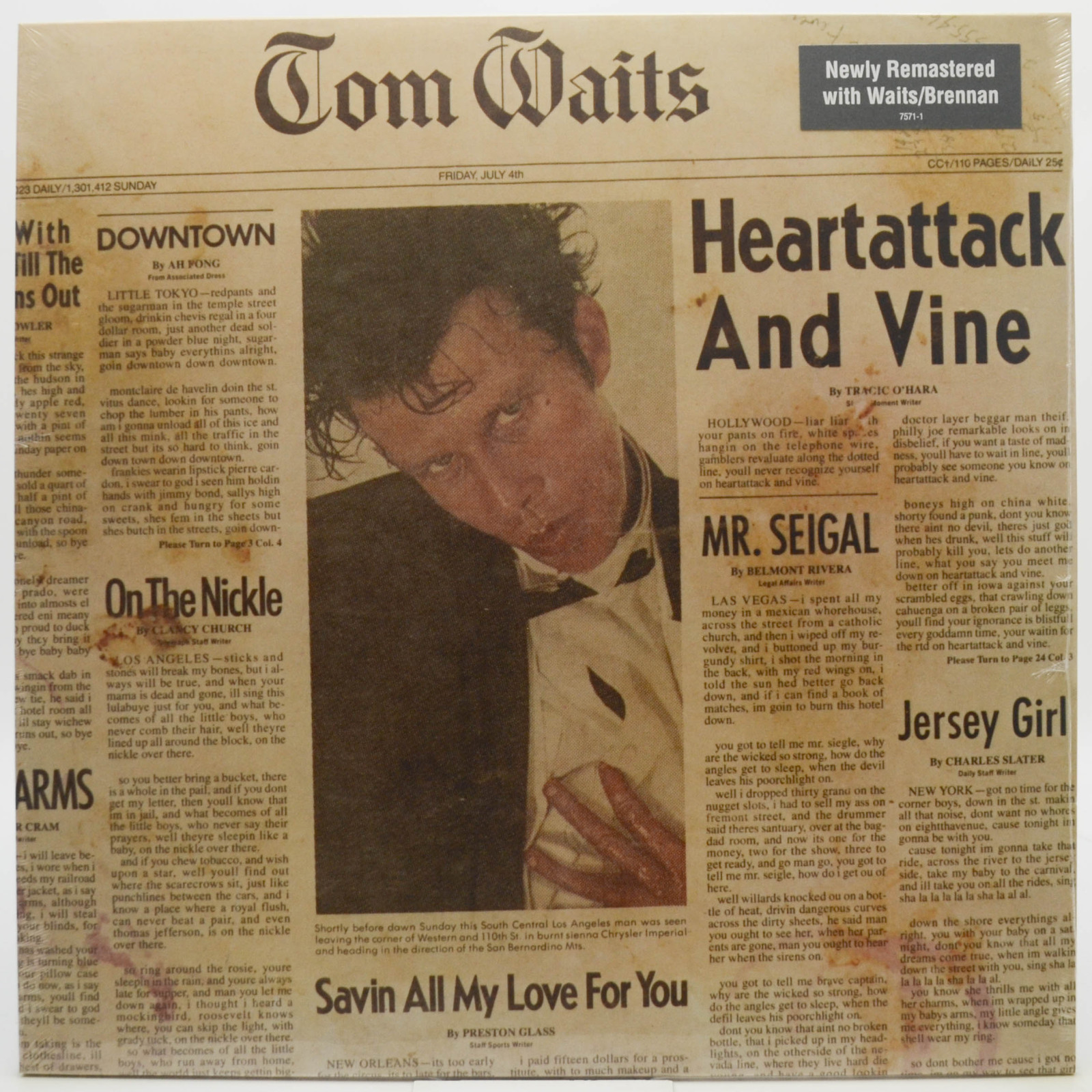 Виниловая пластинка Tom Waits — Heartattack And Vine, 1980
