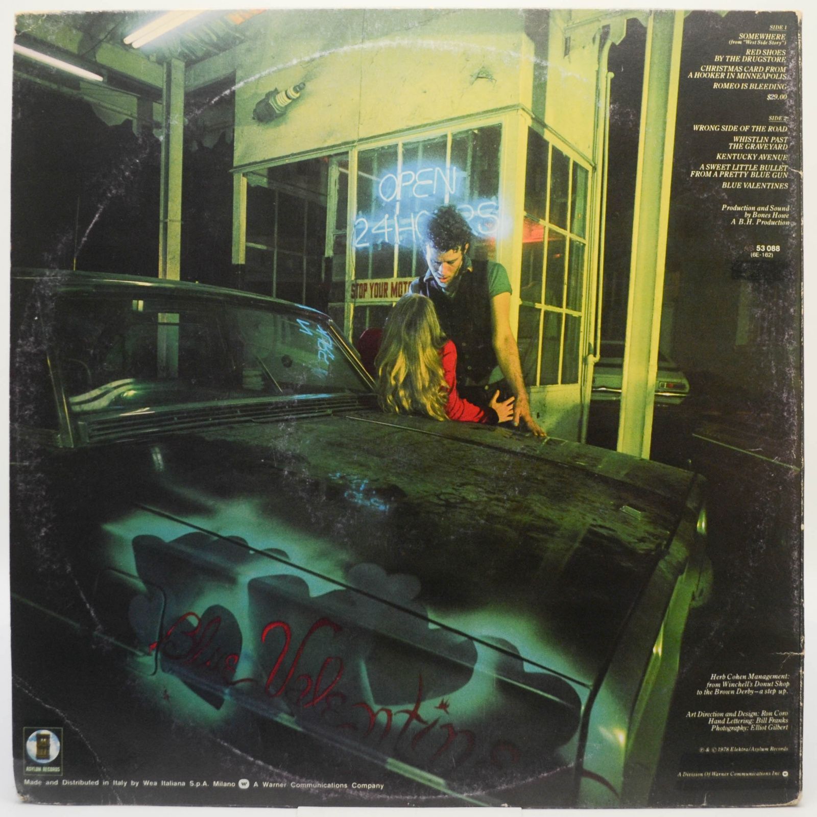 Tom Waits — Blue Valentine, 1978