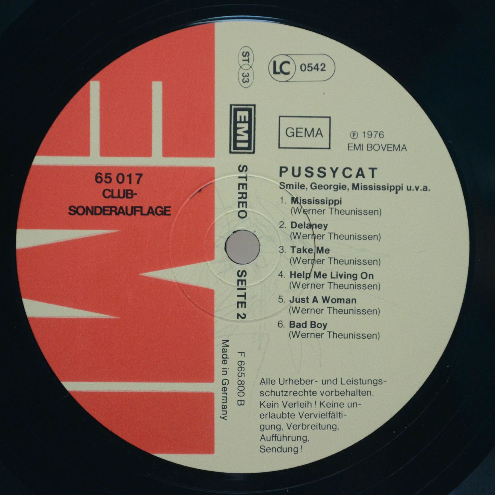 Pussycat — Smile • Georgie • Mississippi U.v.a., 1977
