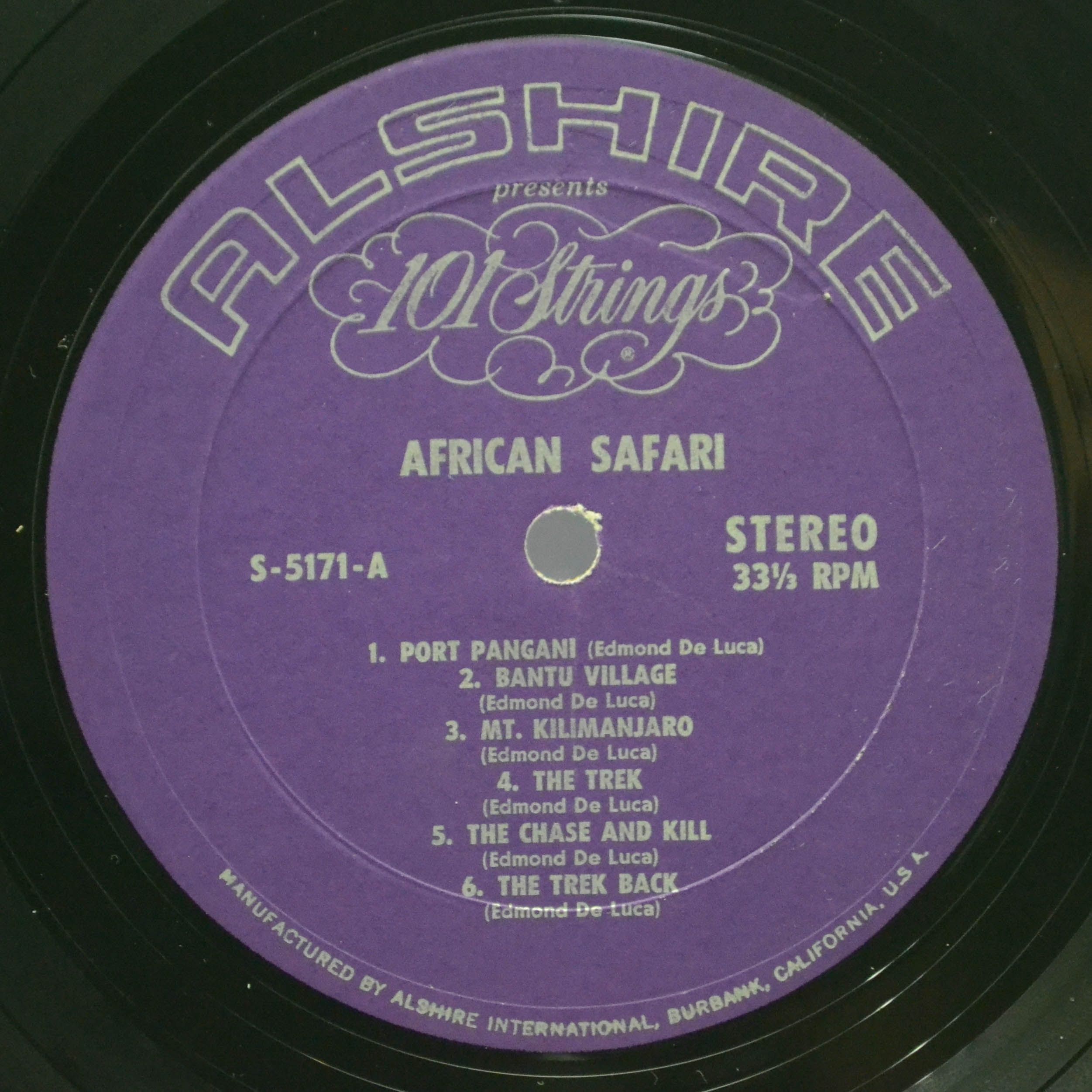 Виниловая пластинка 101 Strings — African Safari (USA), 1971