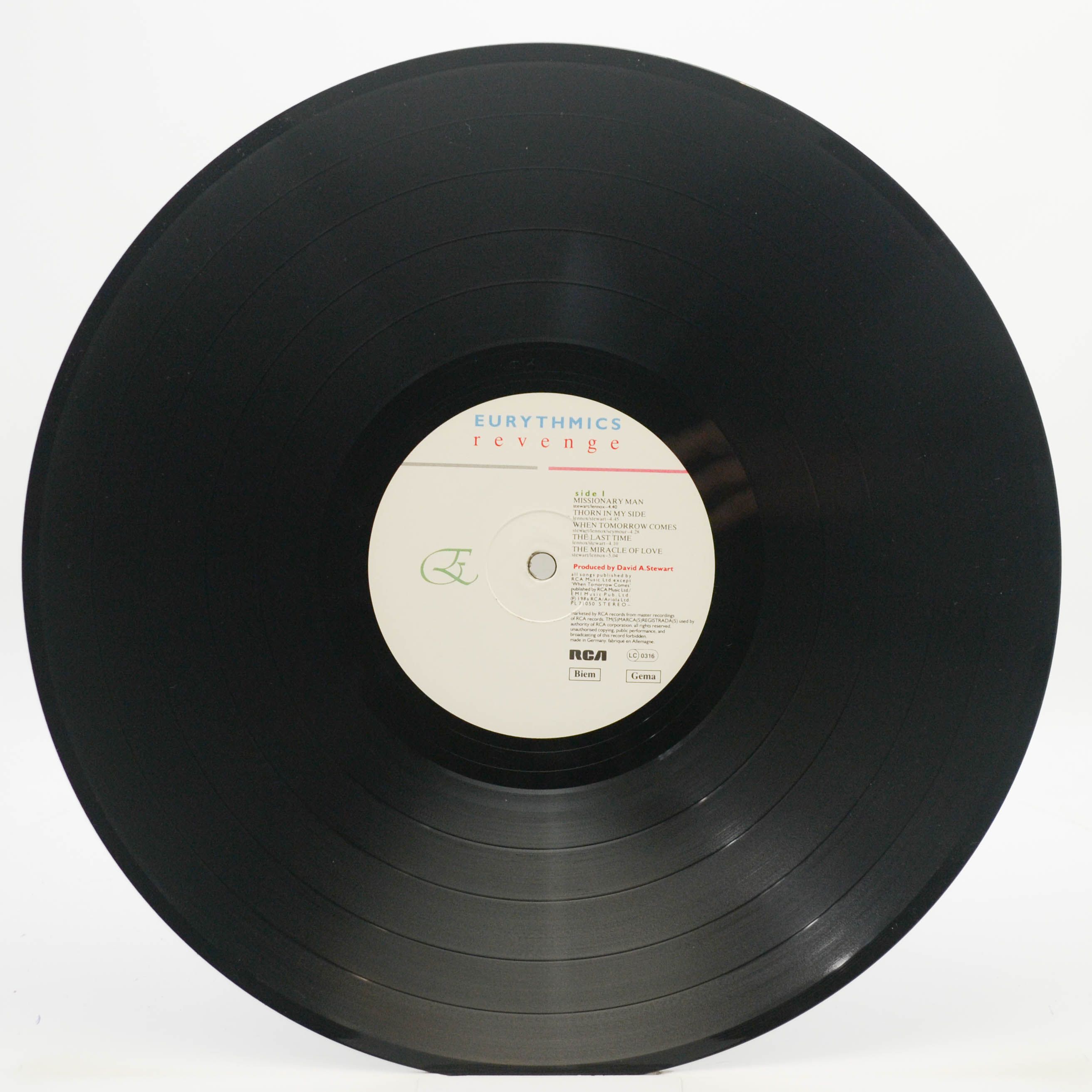 Eurythmics — Revenge, 1986