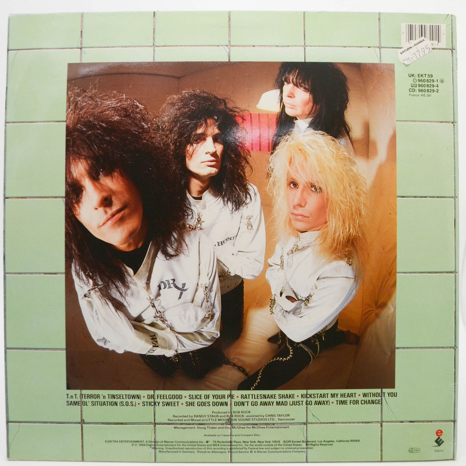 Виниловая пластинка Mötley Crüe — Dr. Feelgood, 1989