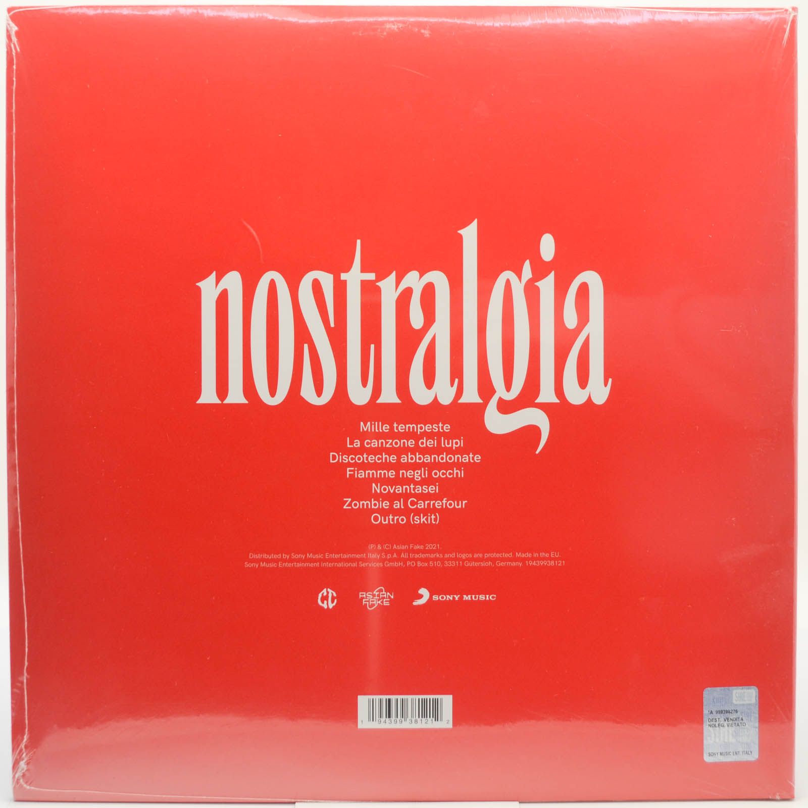 Виниловая пластинка Coma Cose — Nostralgia, 2021
