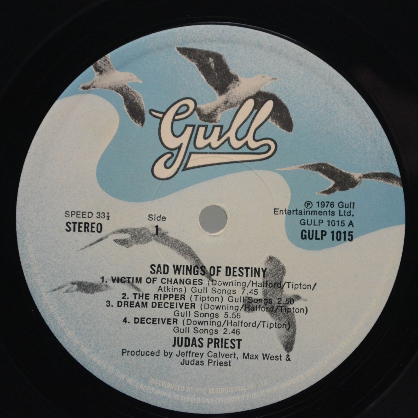 Виниловая пластинка Judas Priest — Sad Wings Of Destiny (UK), 1976