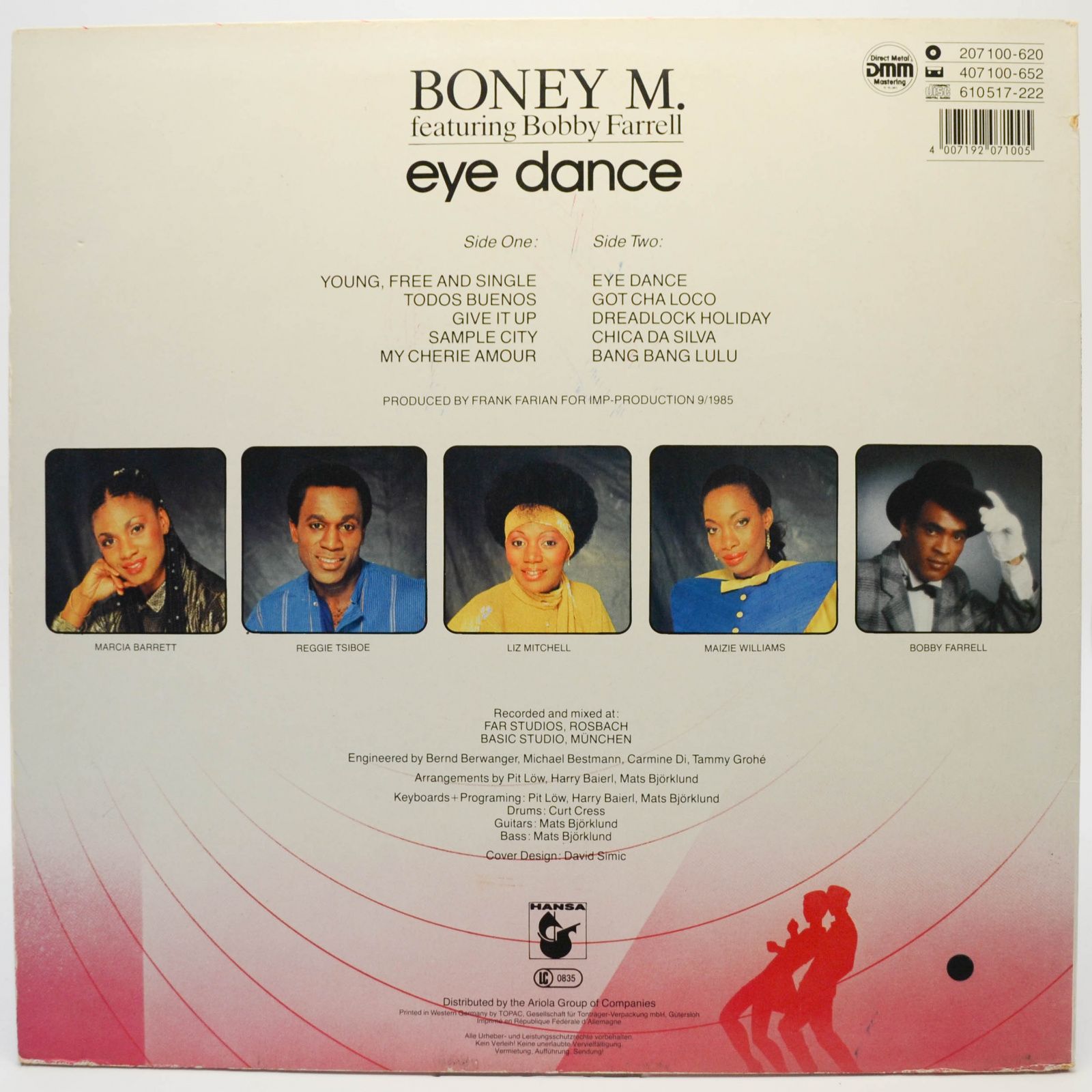 Boney M. — Eye Dance, 1985
