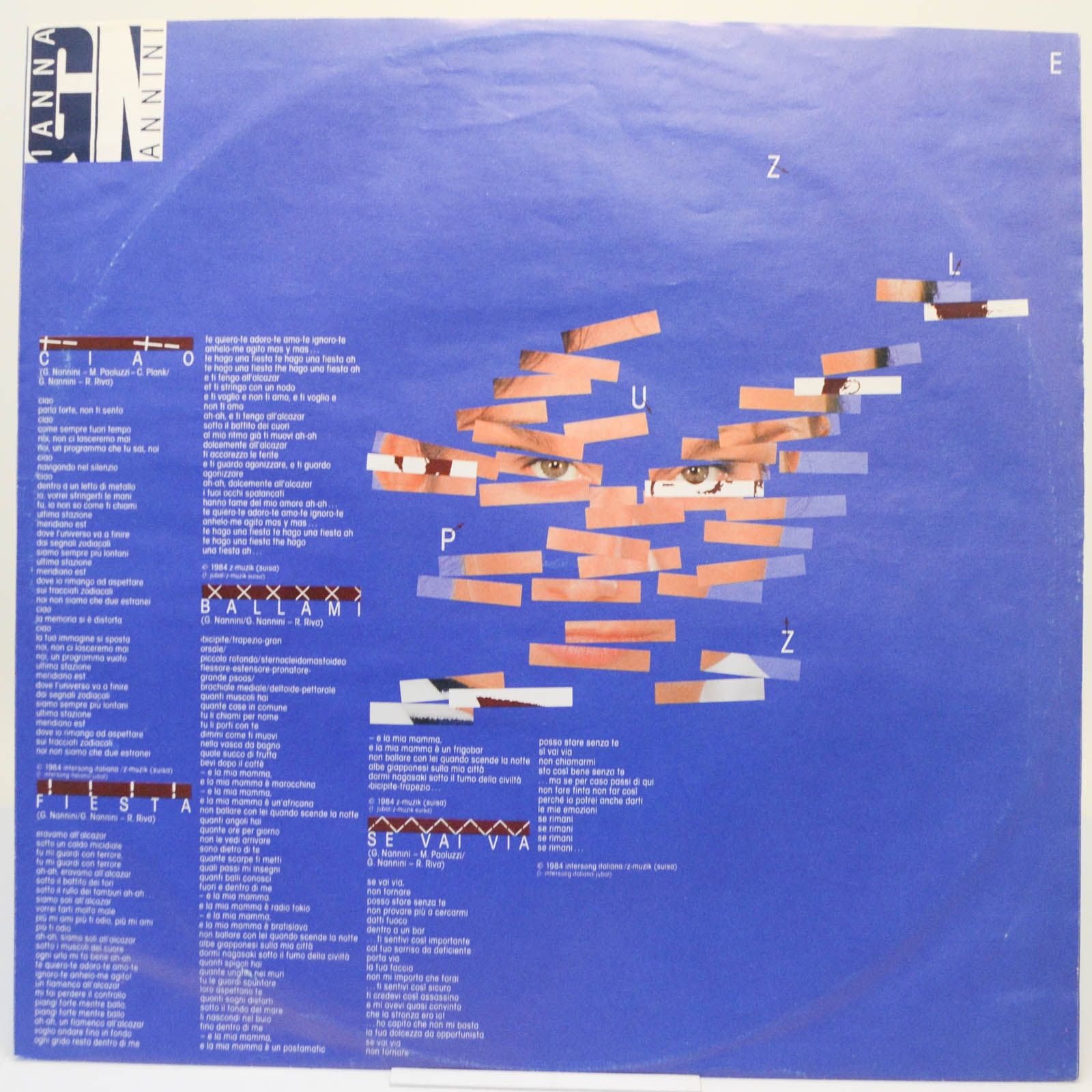 Gianna Nannini — Puzzle, 1984
