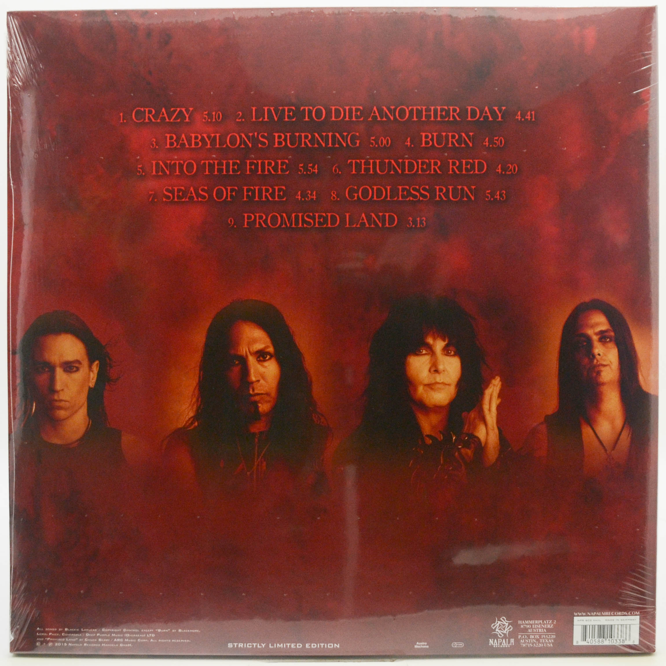 Виниловая пластинка W.A.S.P. — Babylon, 2009