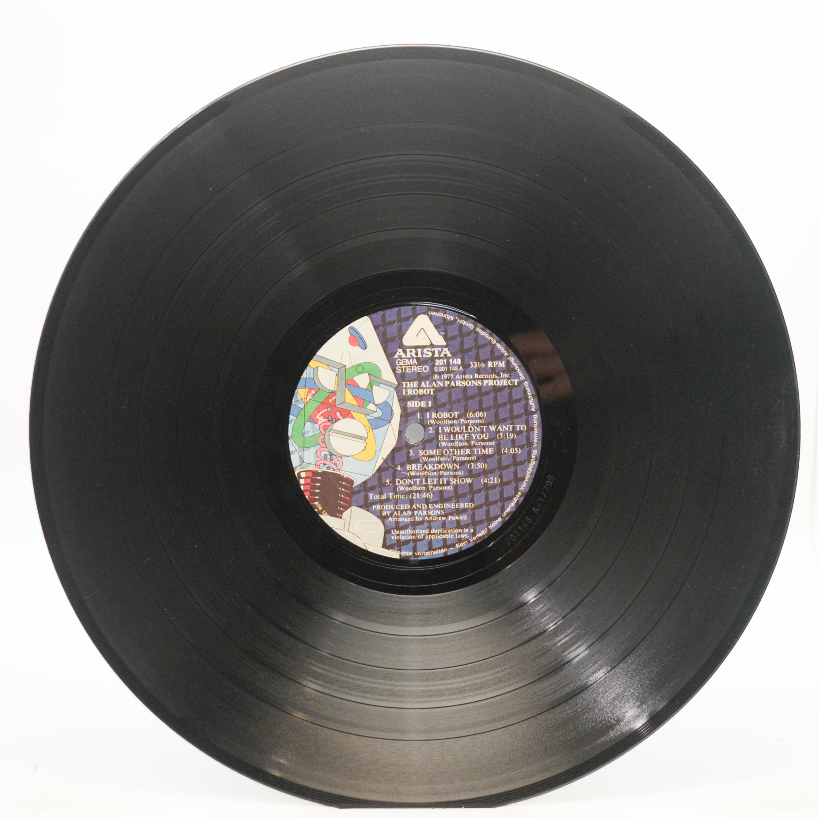 Виниловая пластинка Alan Parsons Project — I Robot, 1979