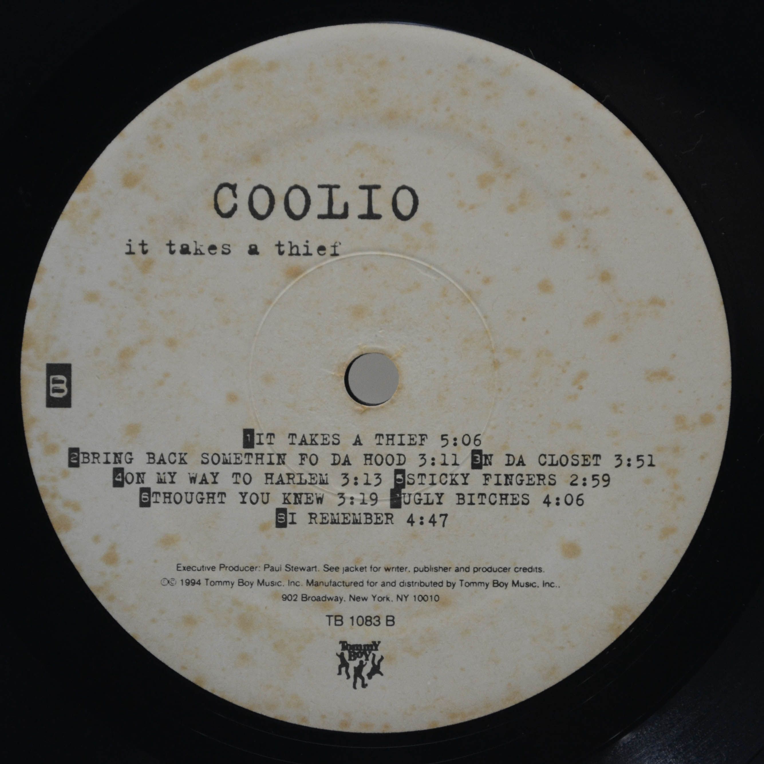 Виниловая пластинка Coolio — It Takes A Thief (1-st, USA), 1994