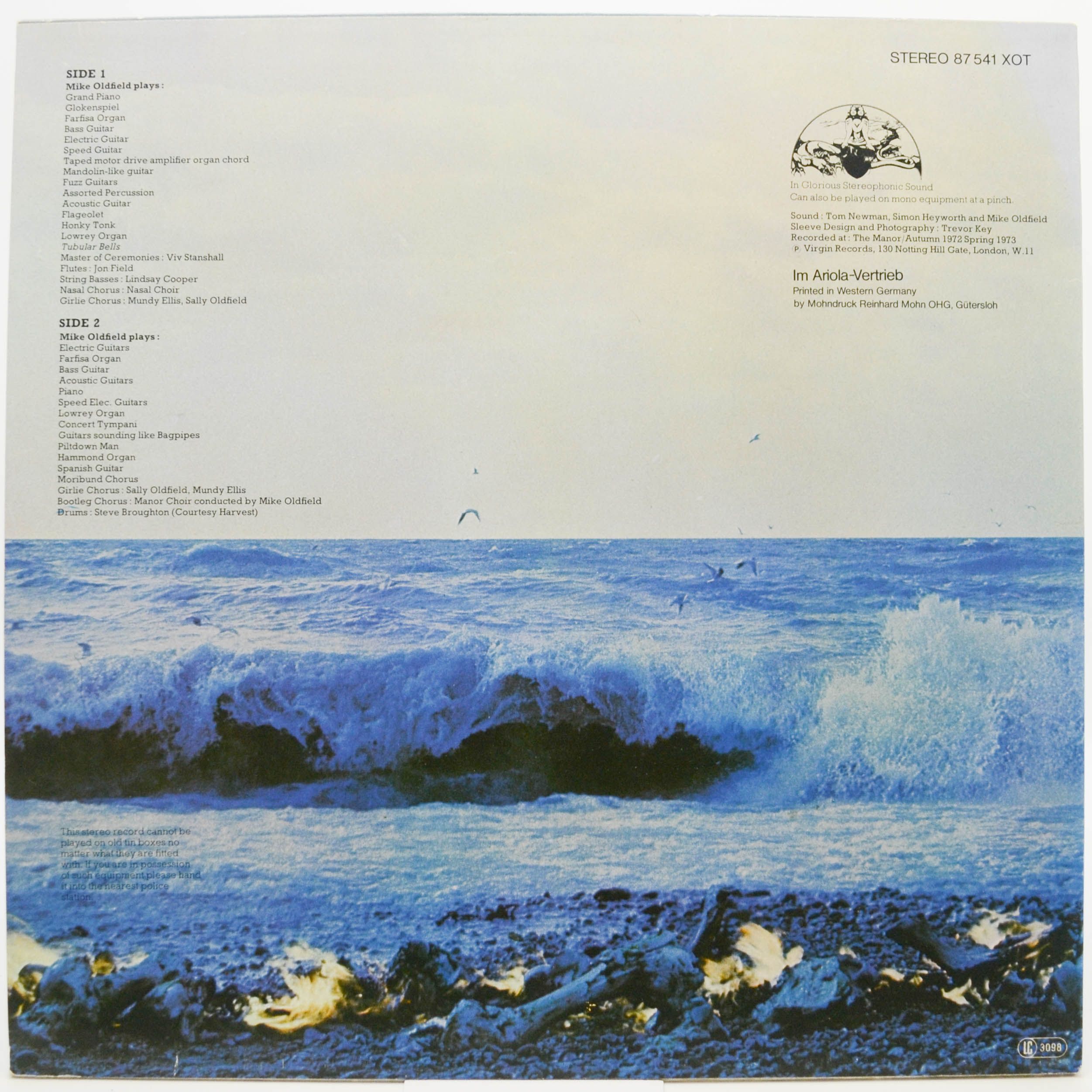 Mike Oldfield — Tubular Bells, 1973