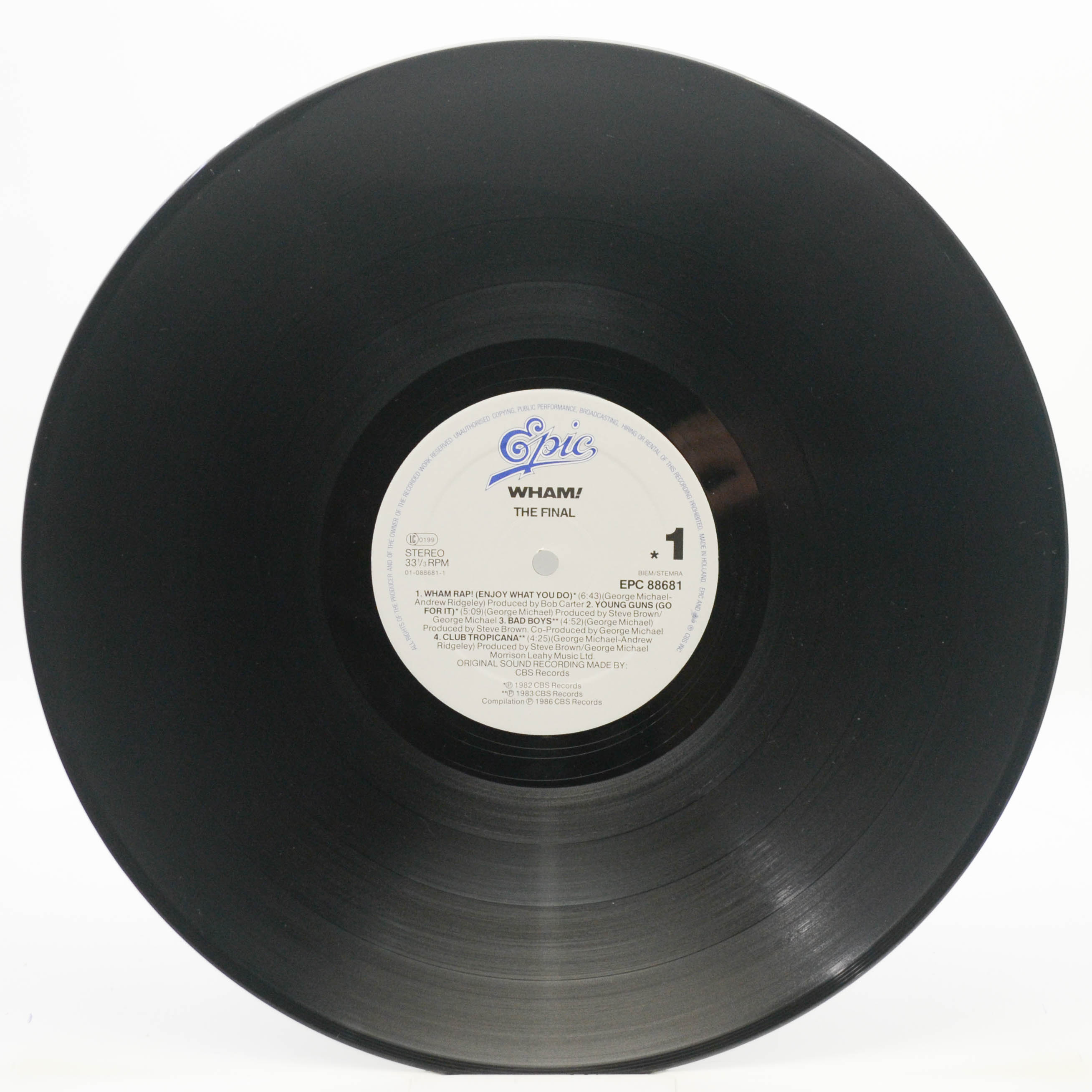 Виниловая пластинка Wham! — The Final (2LP), 1986