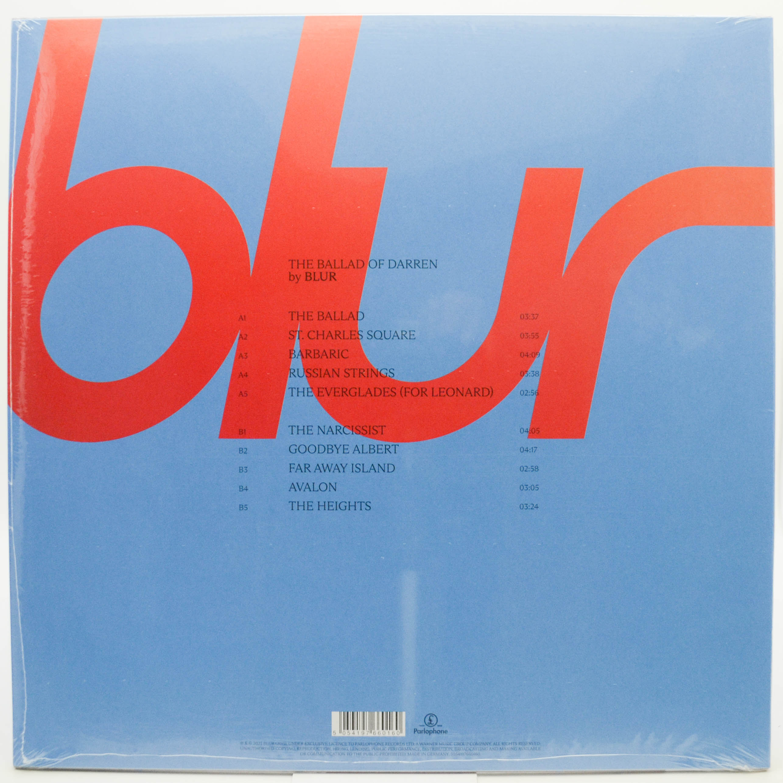 Виниловая пластинка Blur — The Ballad Of Darren, 2023