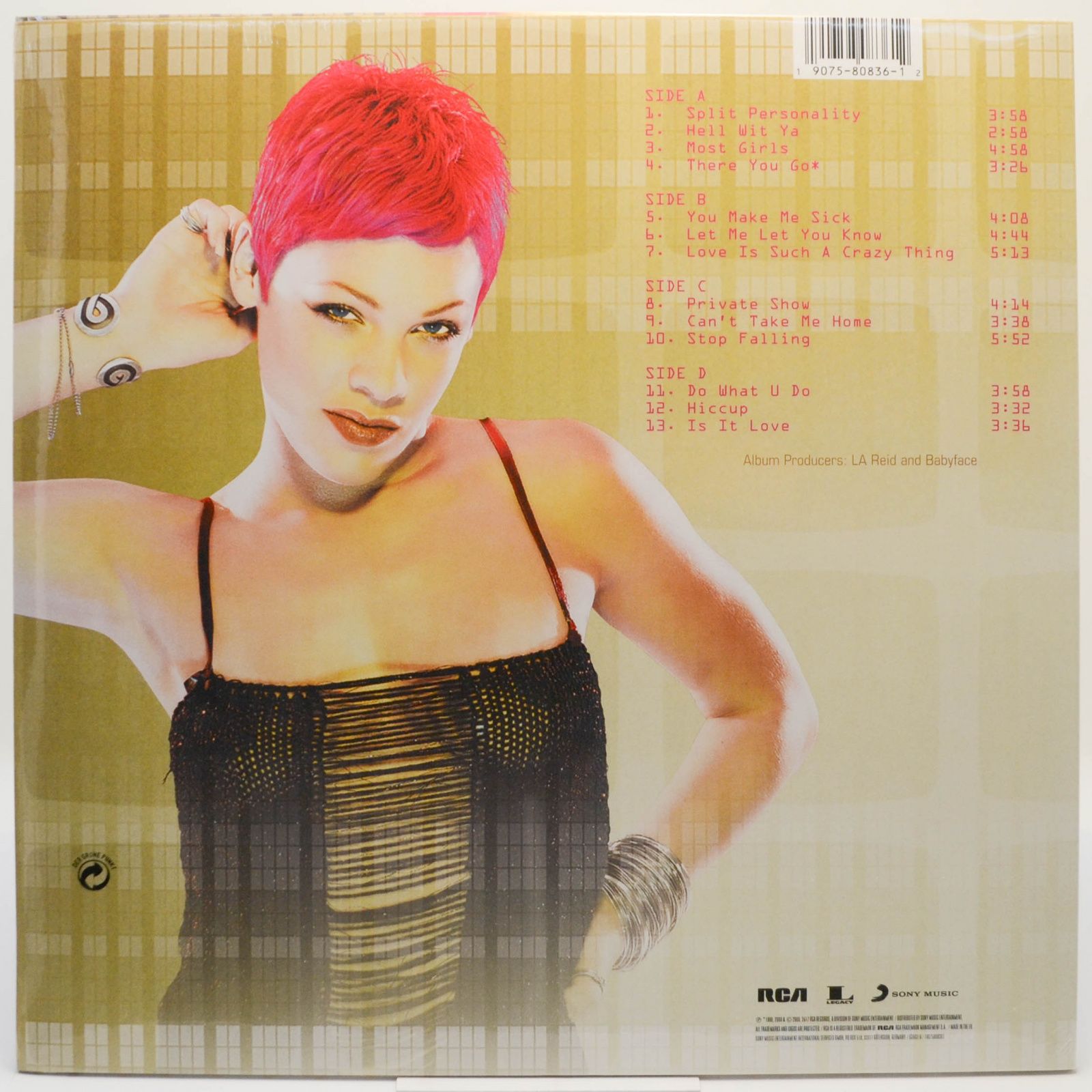 Виниловая пластинка P!NK — Can't Take Me Home, 2018