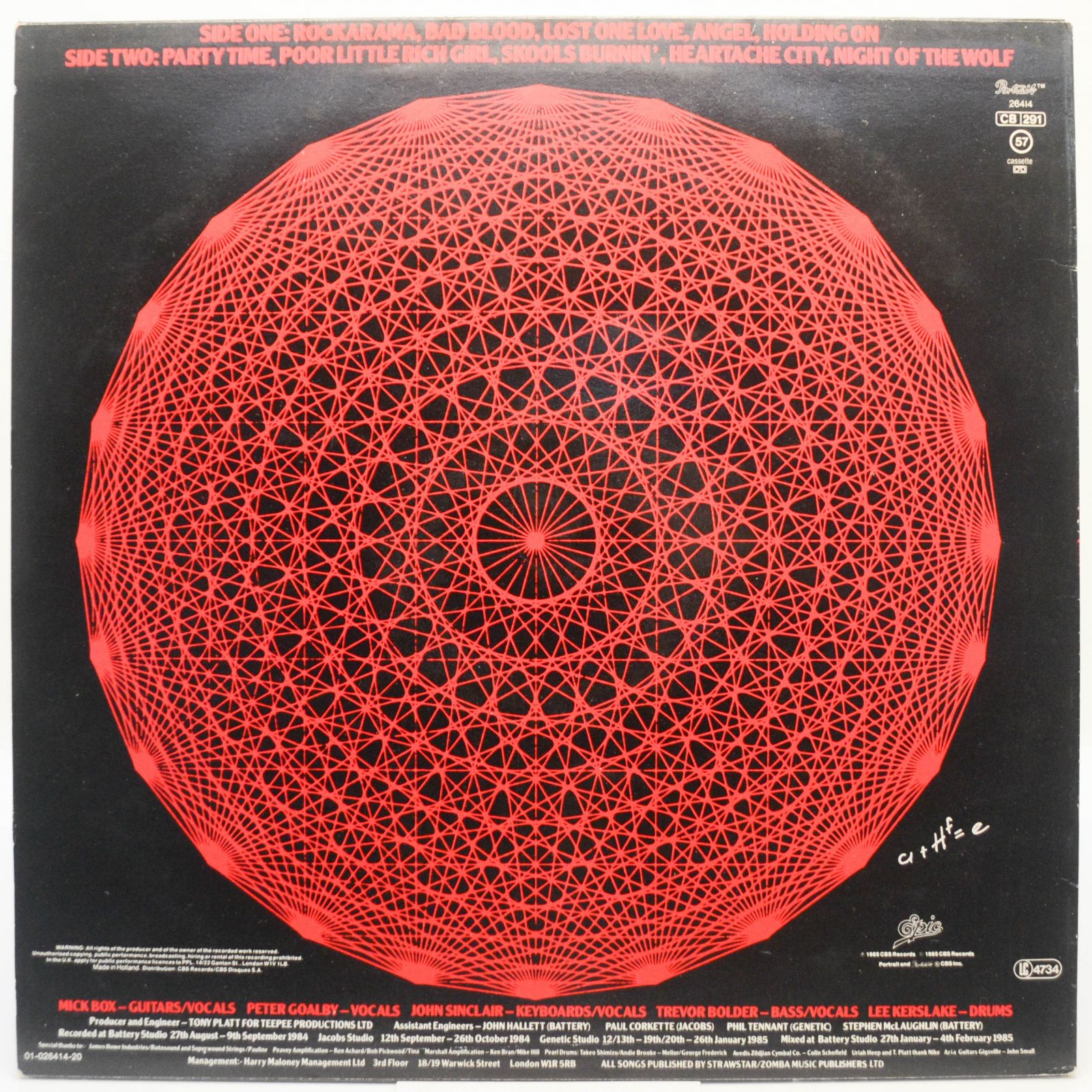 Uriah Heep — Equator, 1985