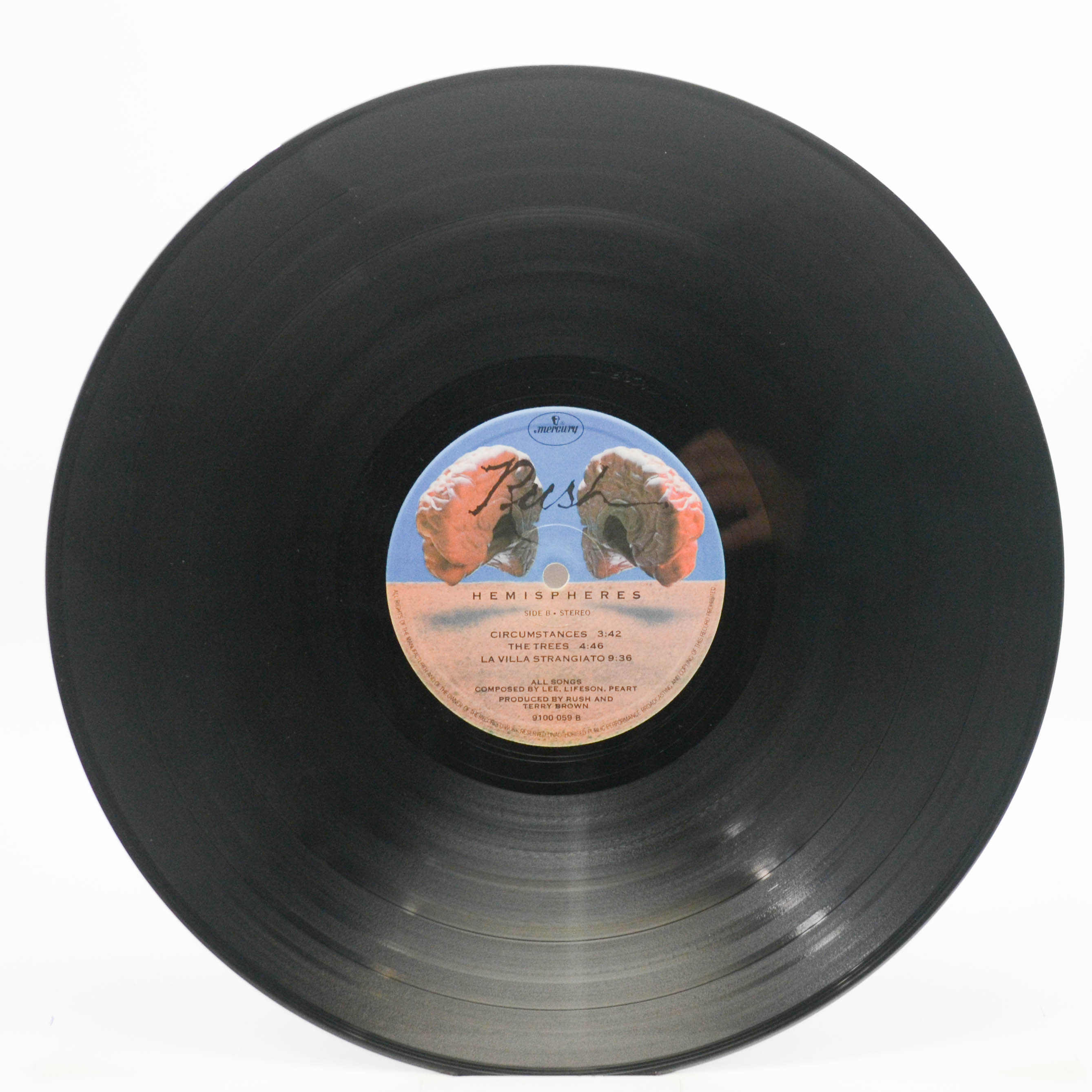 Виниловая пластинка Rush — Hemispheres (UK), 1978