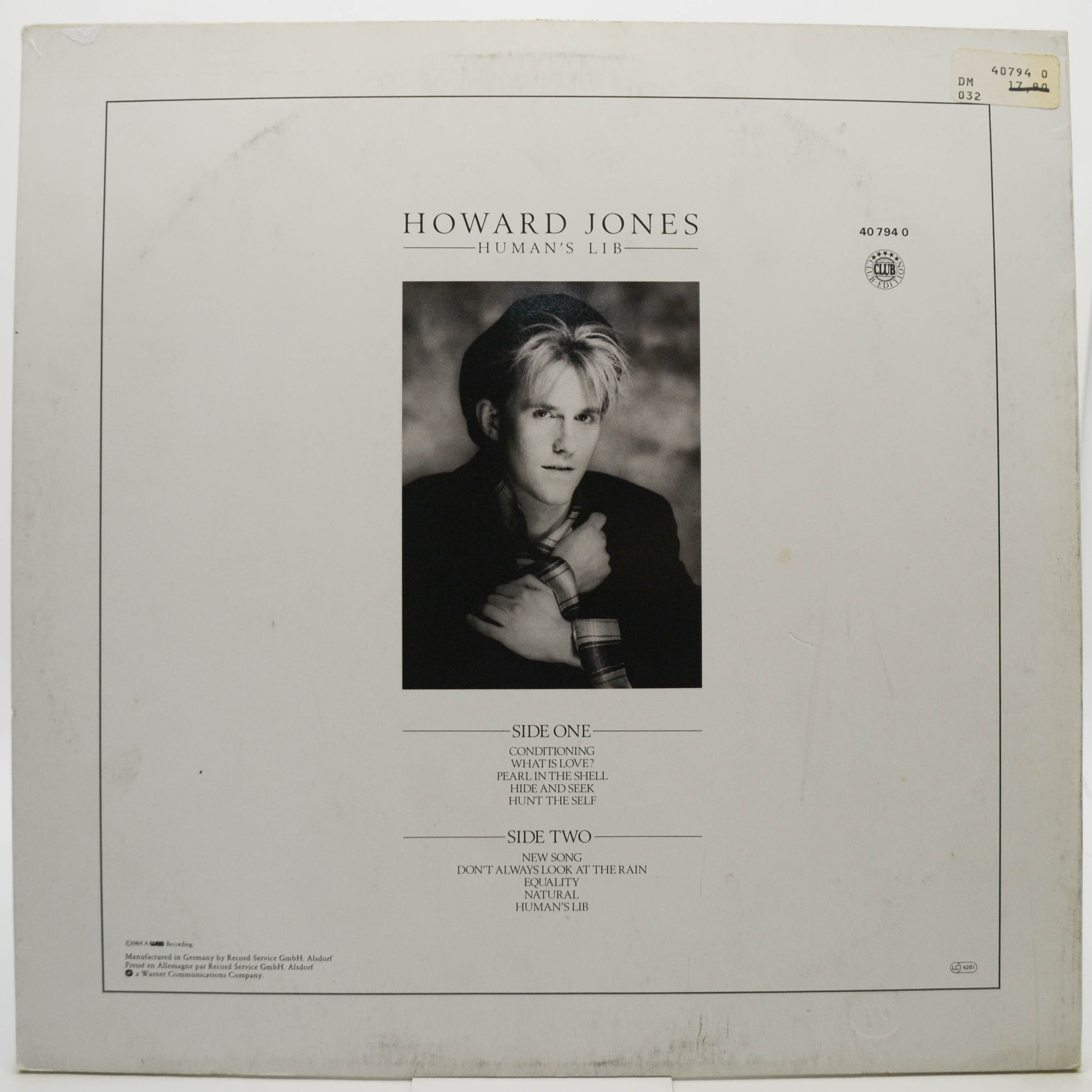 Howard Jones — Human's Lib, 1984