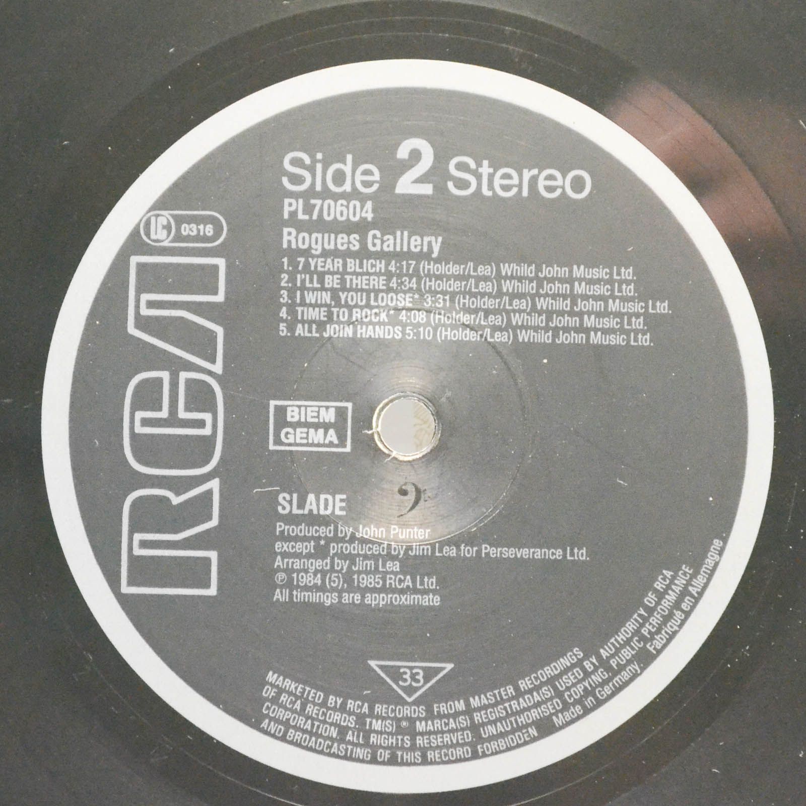 Slade — Rogues Gallery, 1985