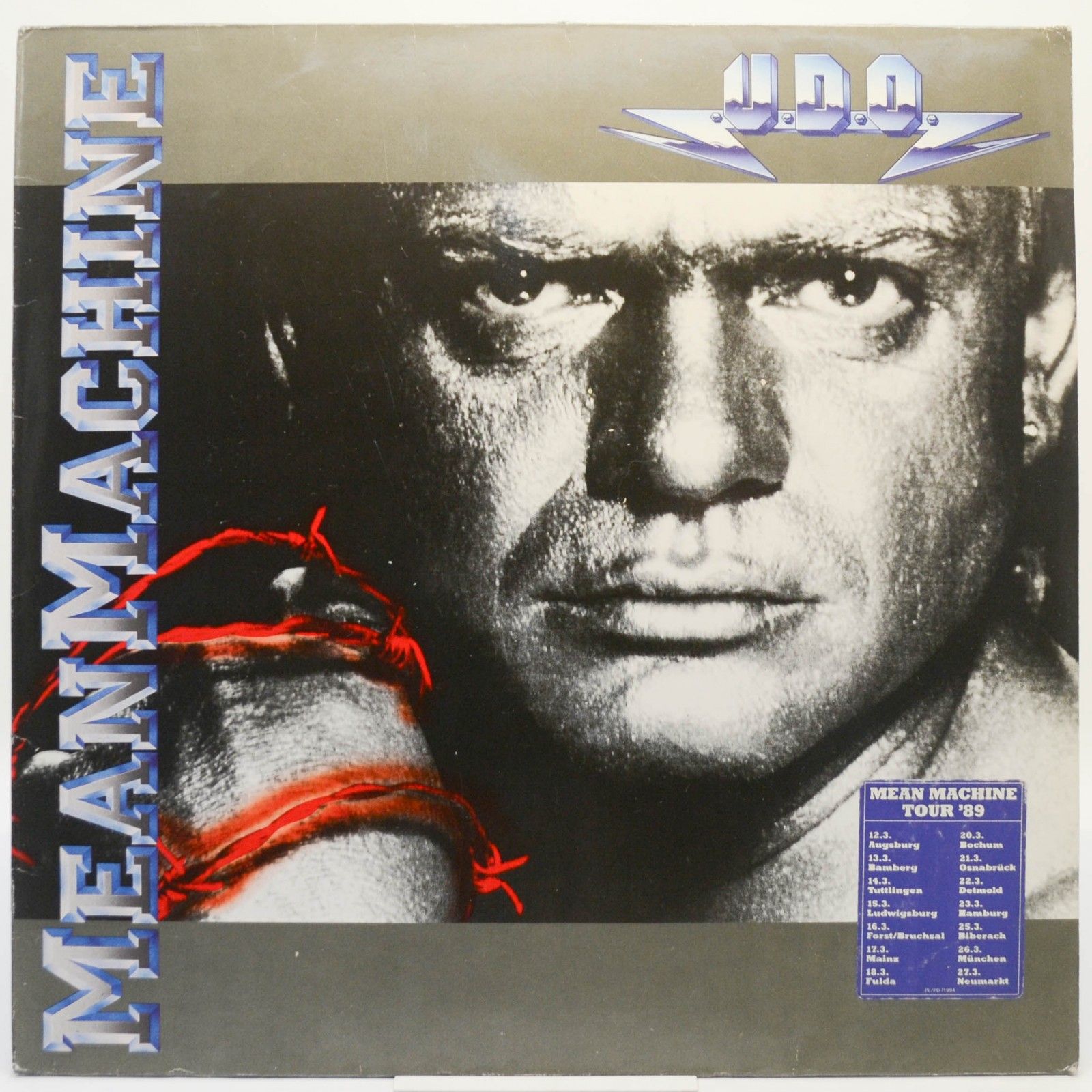 U.D.O. — Mean Machine, 1989