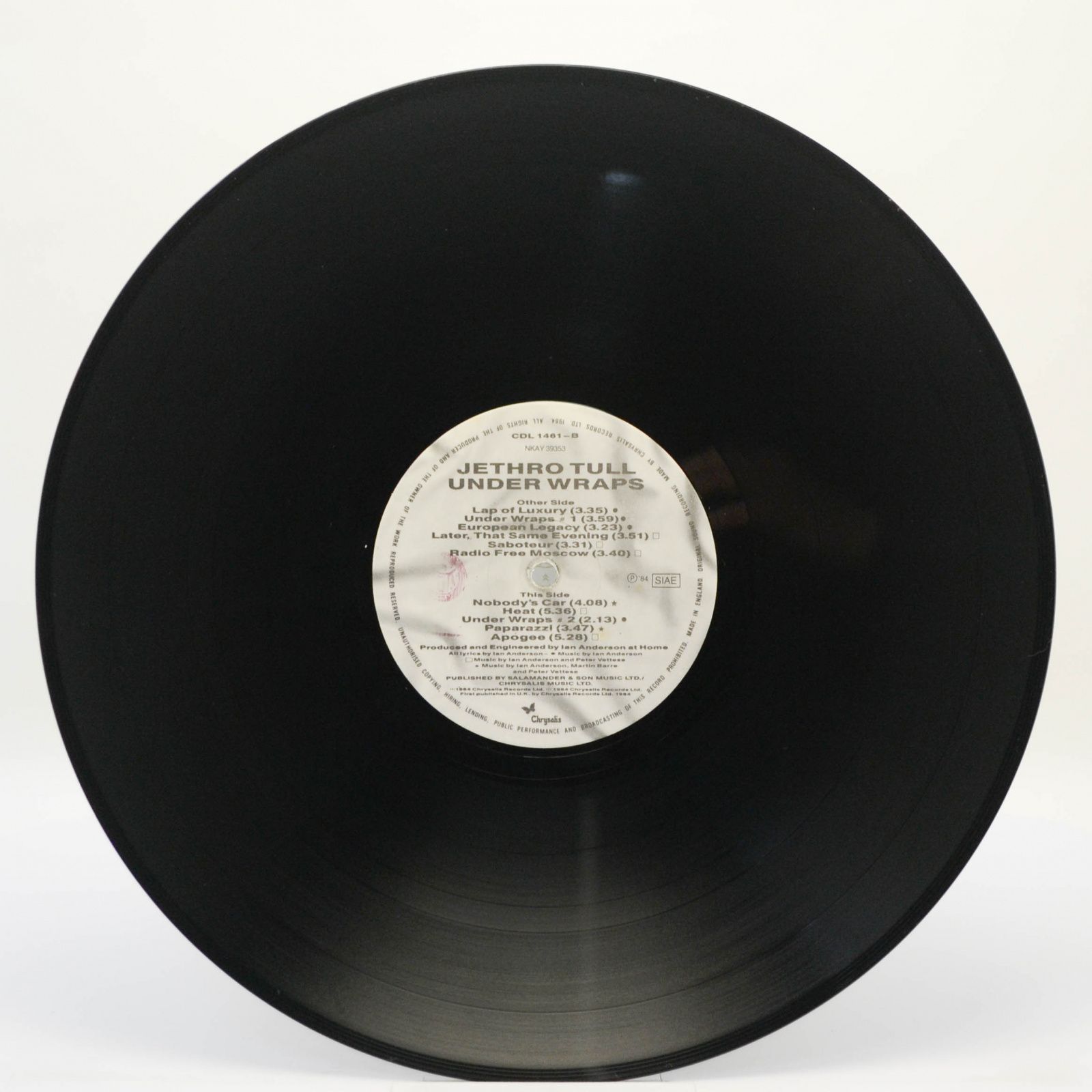 Jethro Tull — Under Wraps, 1984