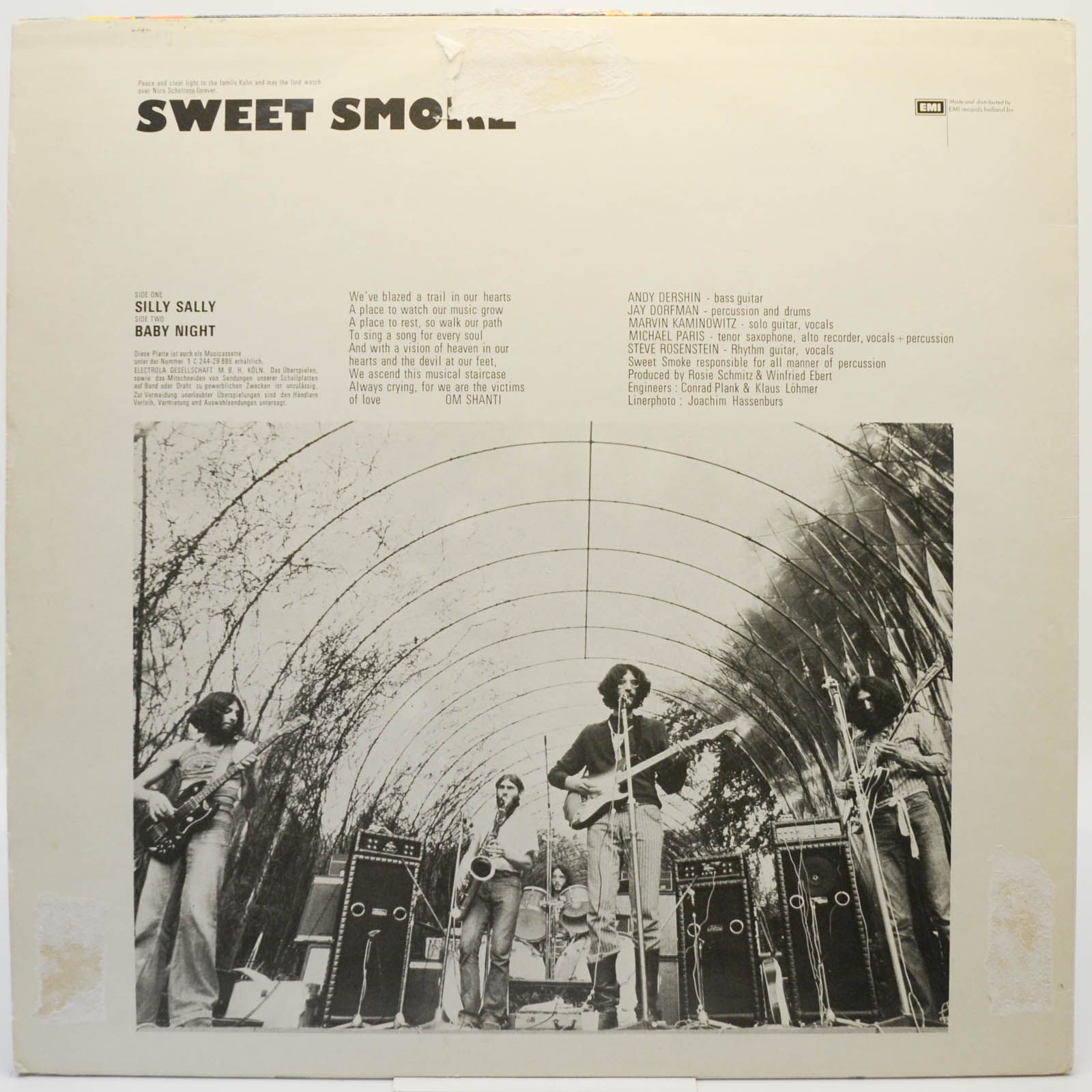 Виниловая пластинка Sweet Smoke — Just A Poke, 1970