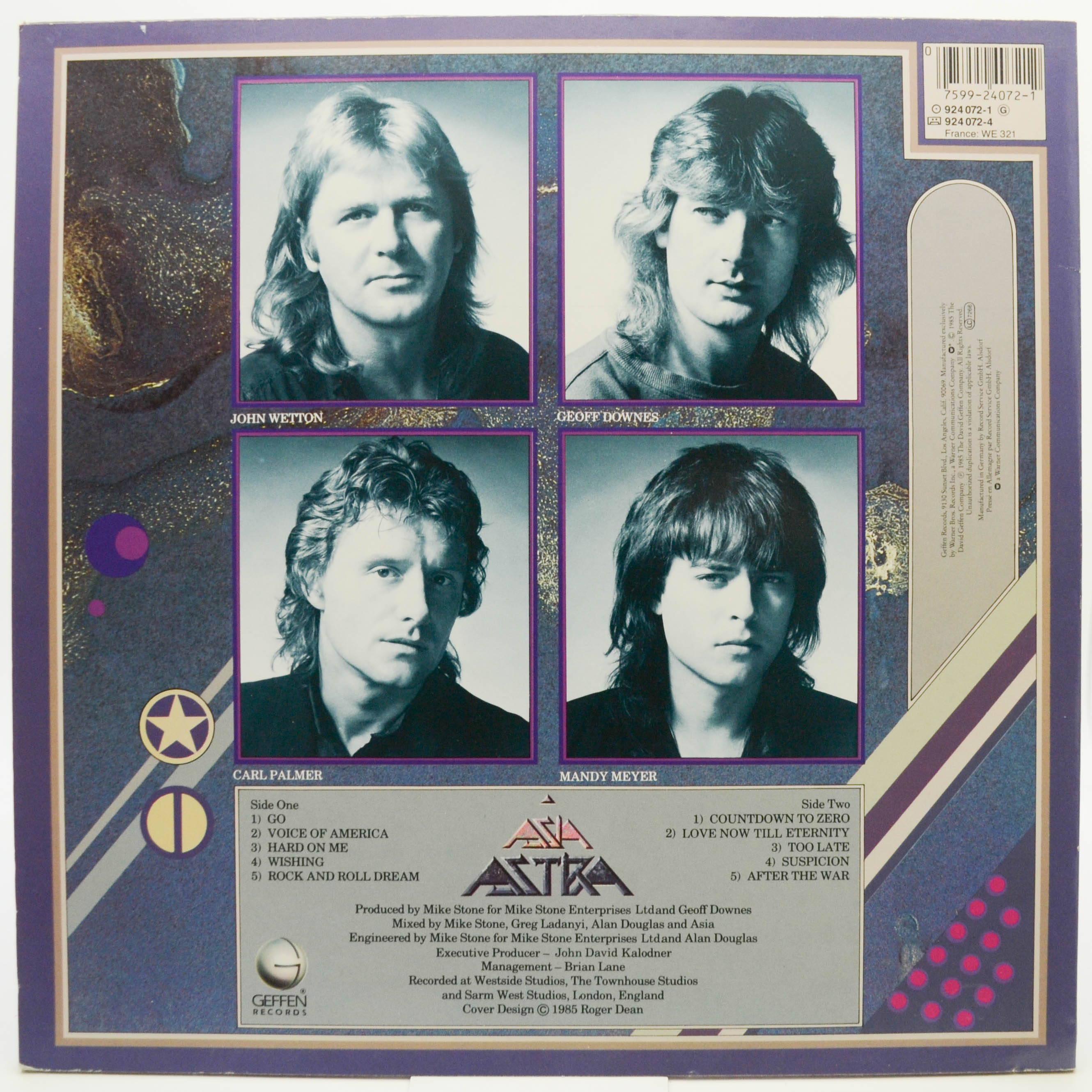 Asia — Astra, 1985