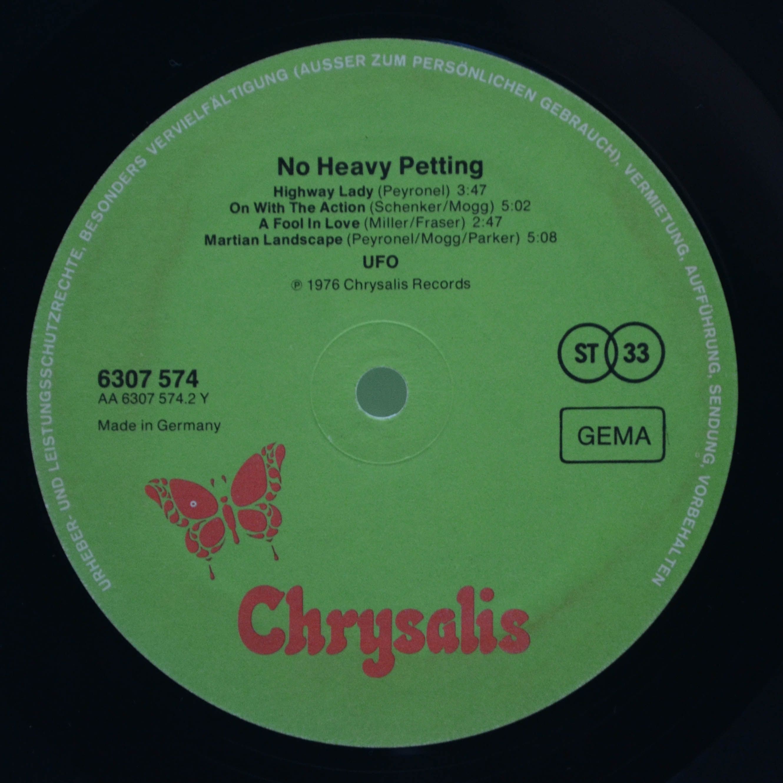 UFO — No Heavy Petting, 1976