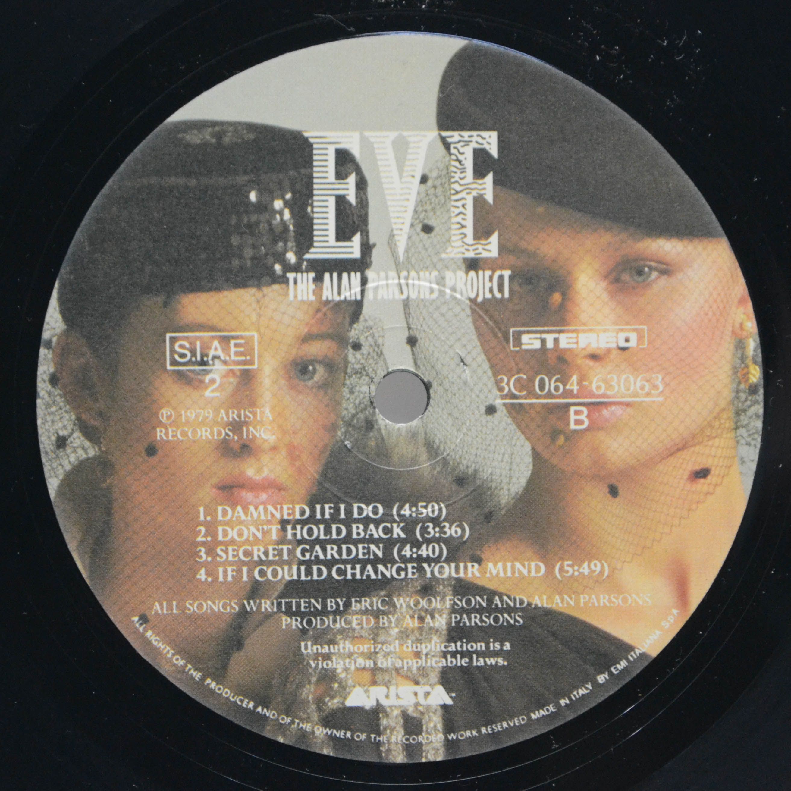 Виниловая пластинка Alan Parsons Project — Eve, 1979