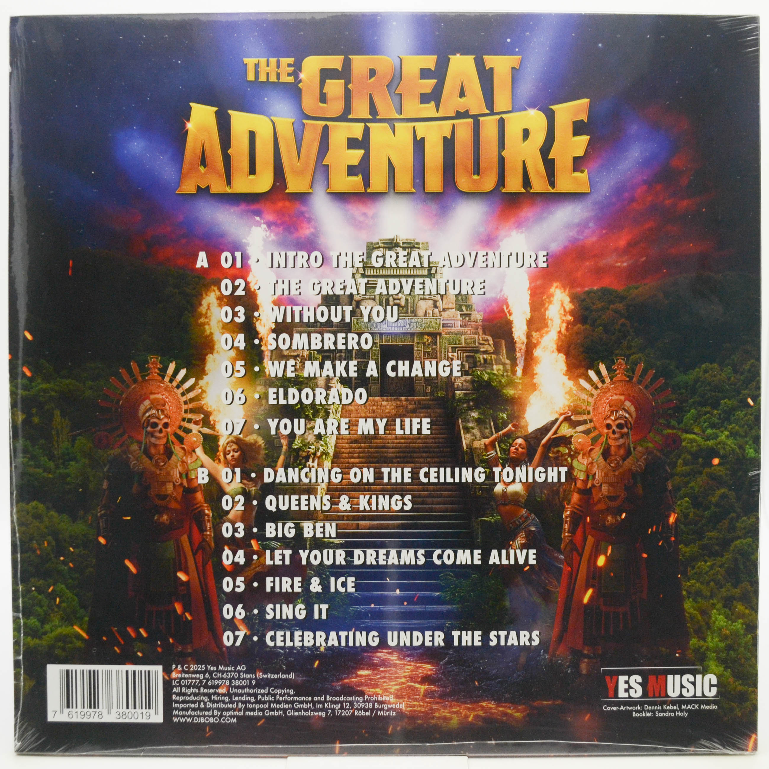 Виниловая пластинка DJ BoBo — The Great Adventure, 1974