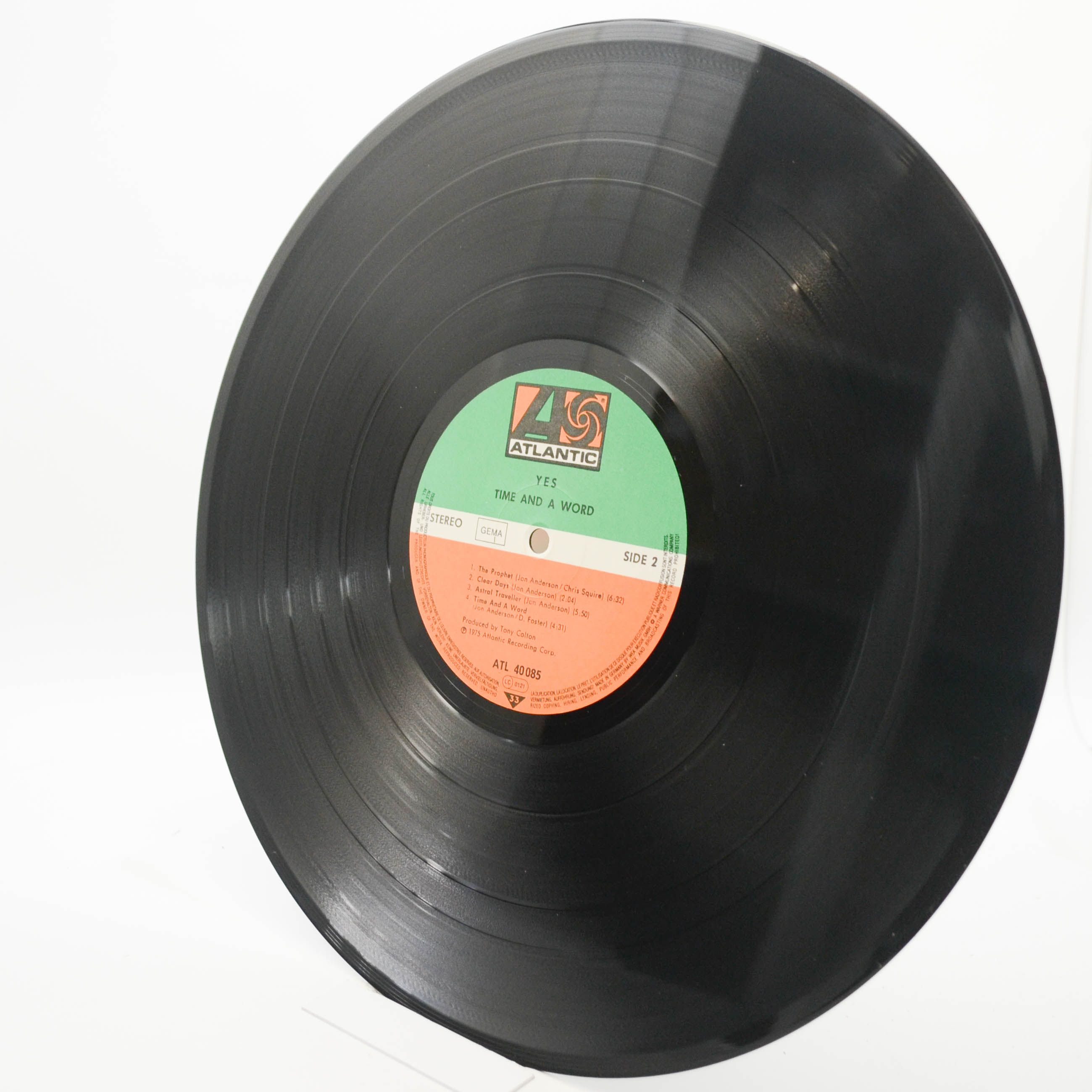 Виниловая пластинка Yes — Time And A Word, 1970